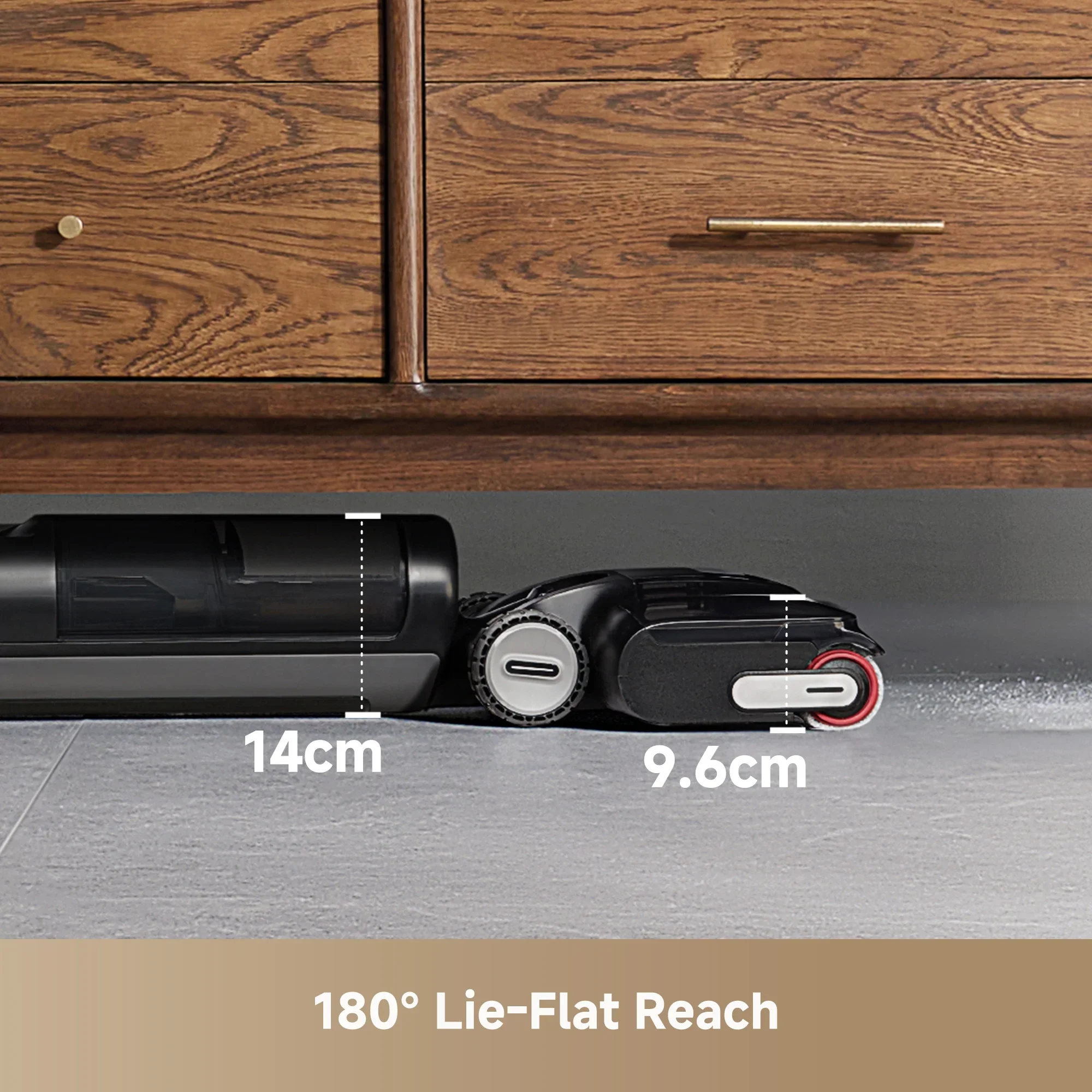 Dreame Cordless Wet/Dry Vacuum Cleaner, Dual-Edge Brushes, 600ml water tank, Self-Propulsion, K20