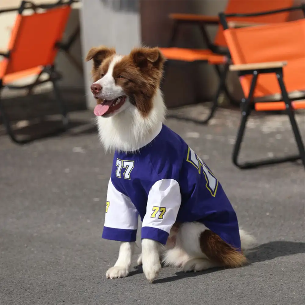 Crew Neck Breathable Washable All Breed Dog T-Shirt