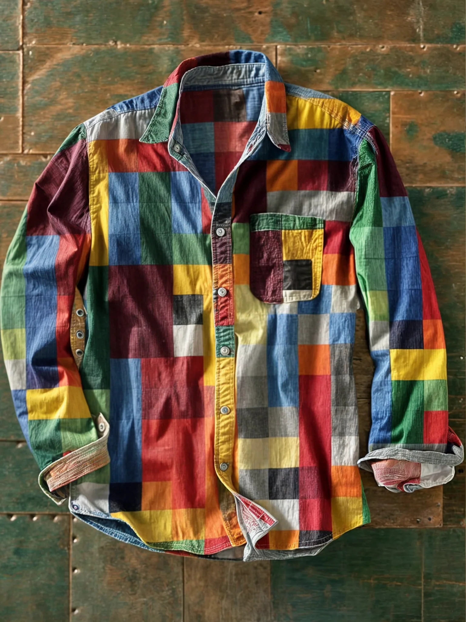Duval Paris™| CHEMISE MOSAÏQUE SIGNATURE