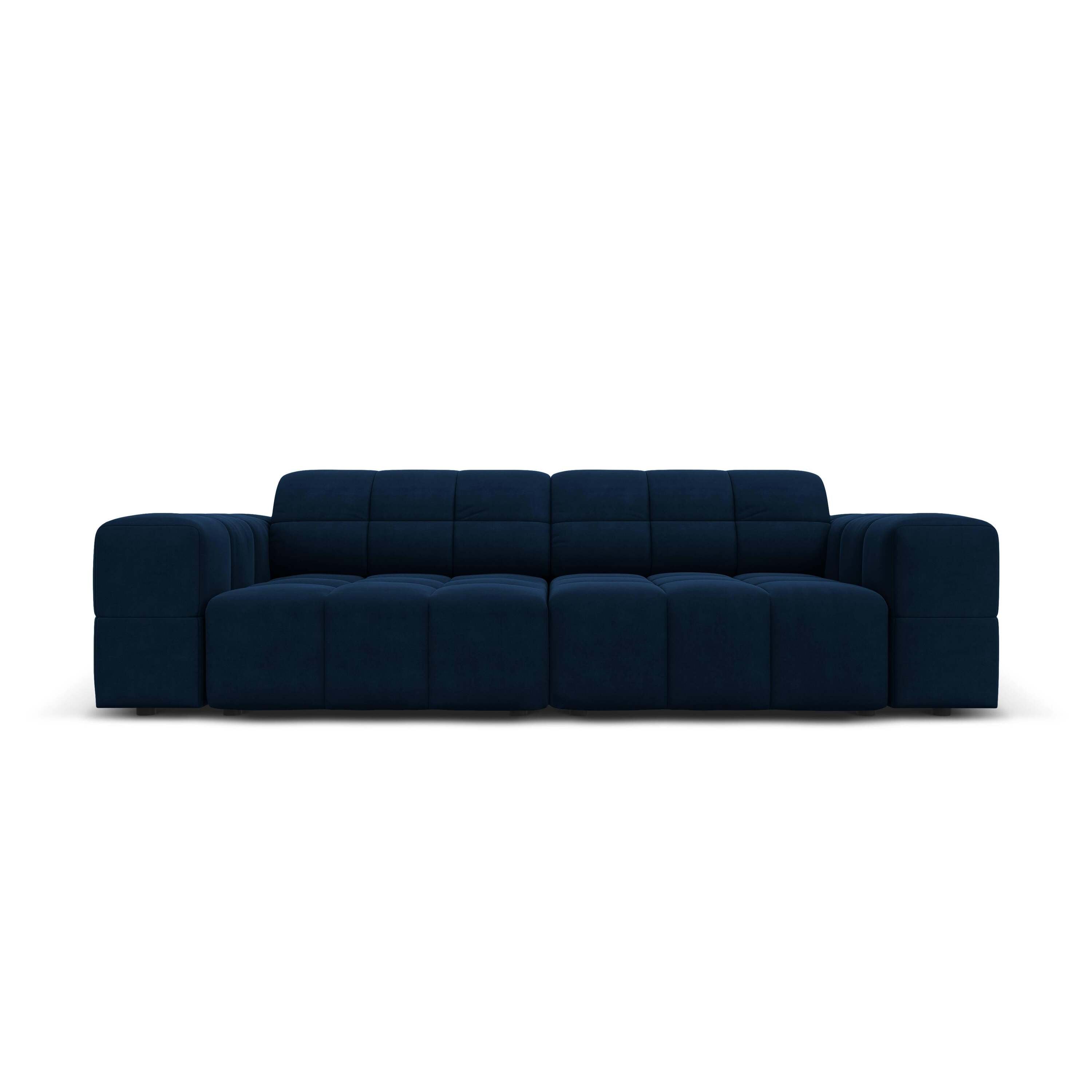 Cosmopolitan Design Chicago 3-zitsbank - Velvet - Koningsblauw