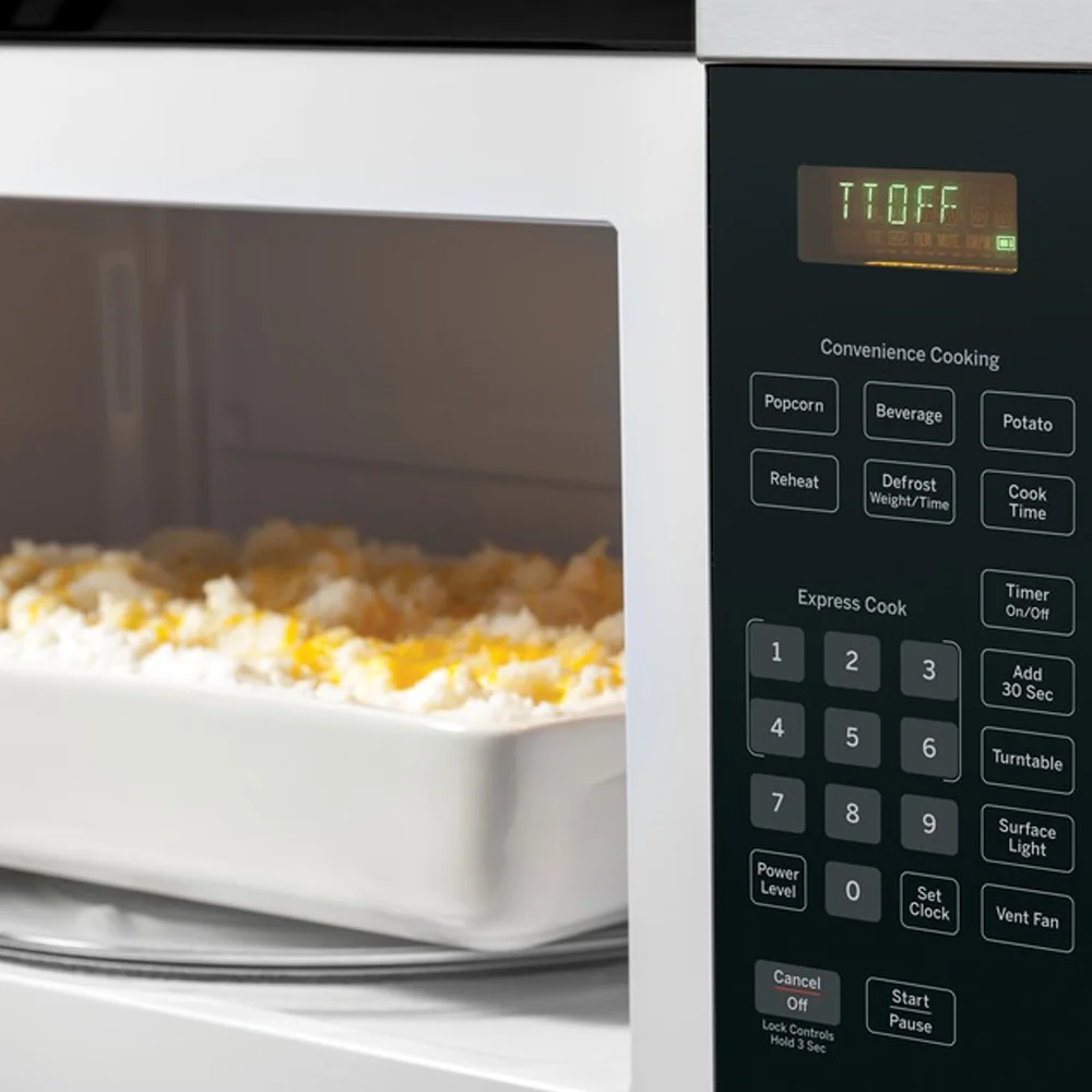 General Electric GE 1.6 Cu. Ft. Over - the - Range Microwave Oven Stainless Steel, JVM3160RFSS