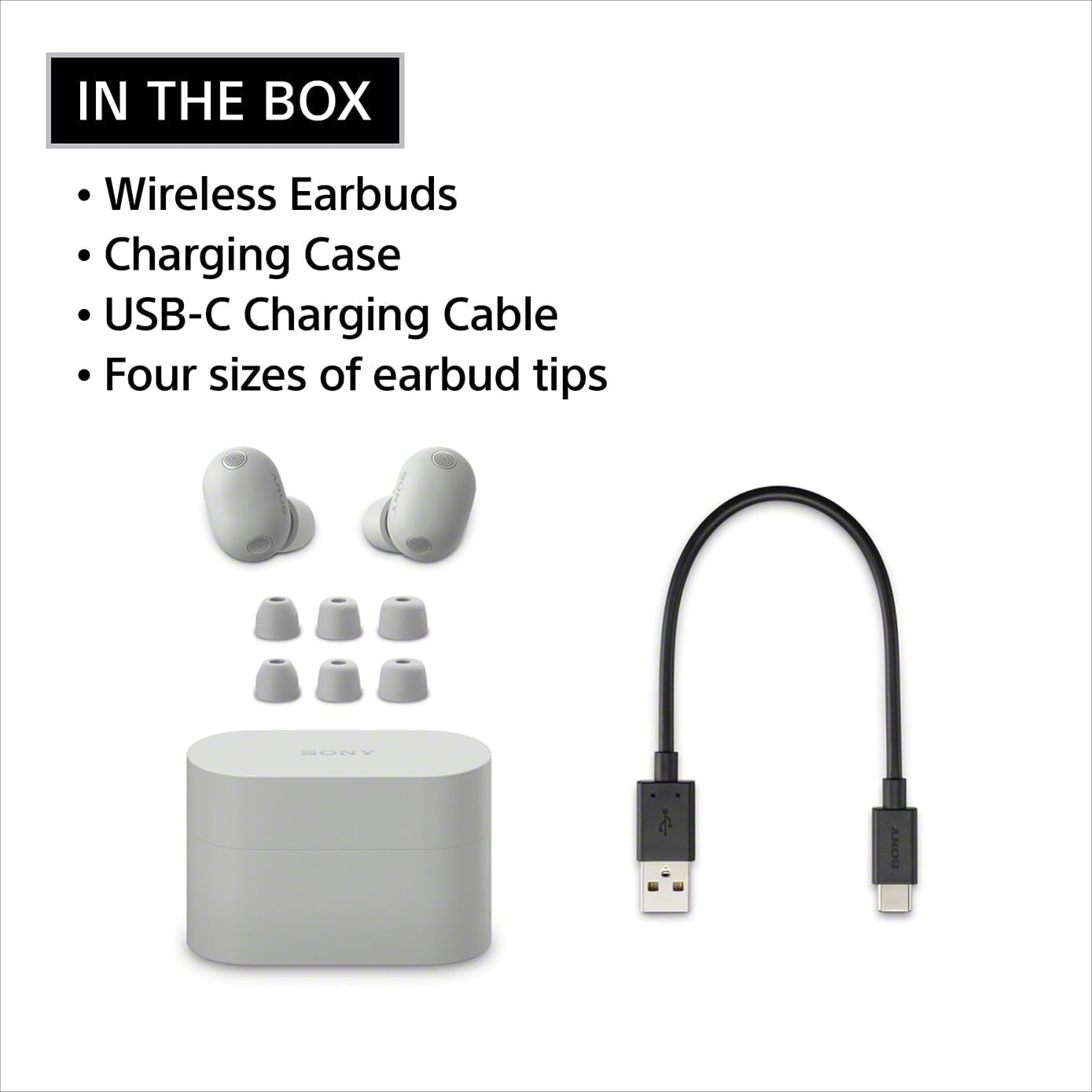 Sony WF-1000XM6 The Best Truly Wireless Noise Cancelling Earbuds (2026 Model)  Bluetooth in-Ear Headphones  with Studio-Quality Sound  Up to 24 Hours of Battery Life  Platinum Silver