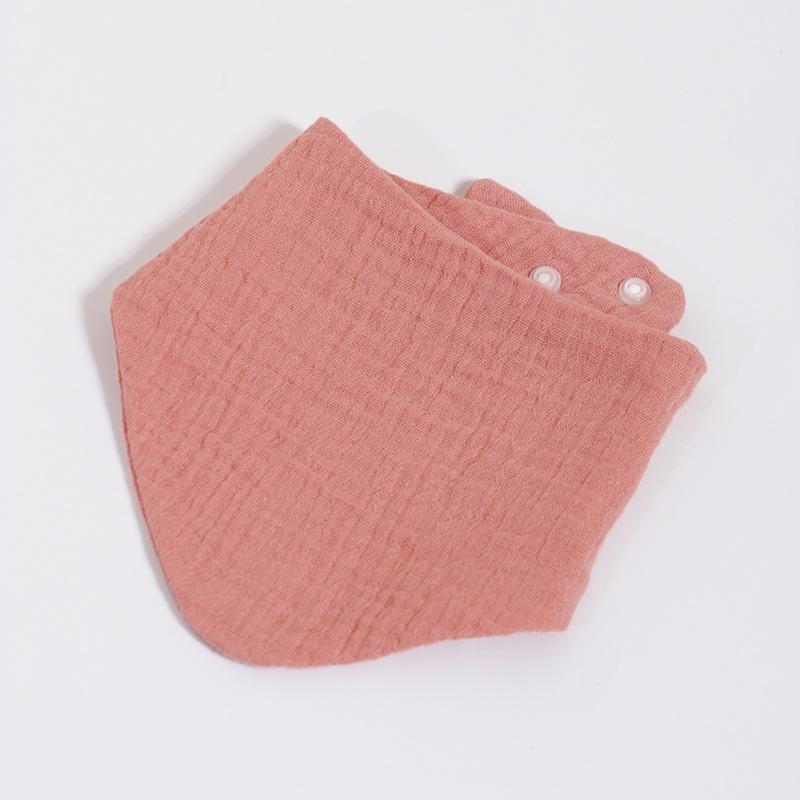 Soft Muslin Gauze Baby Bandana Bib Triangle Drool Bib High Absorbent Infant Saliva Towel Eco Friendly Antibacterial
