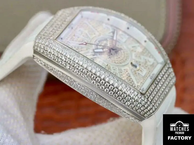 Franck Muller Vanguard V45.SC.DT.D.NBR.CD.5N.NR Diamond Dial