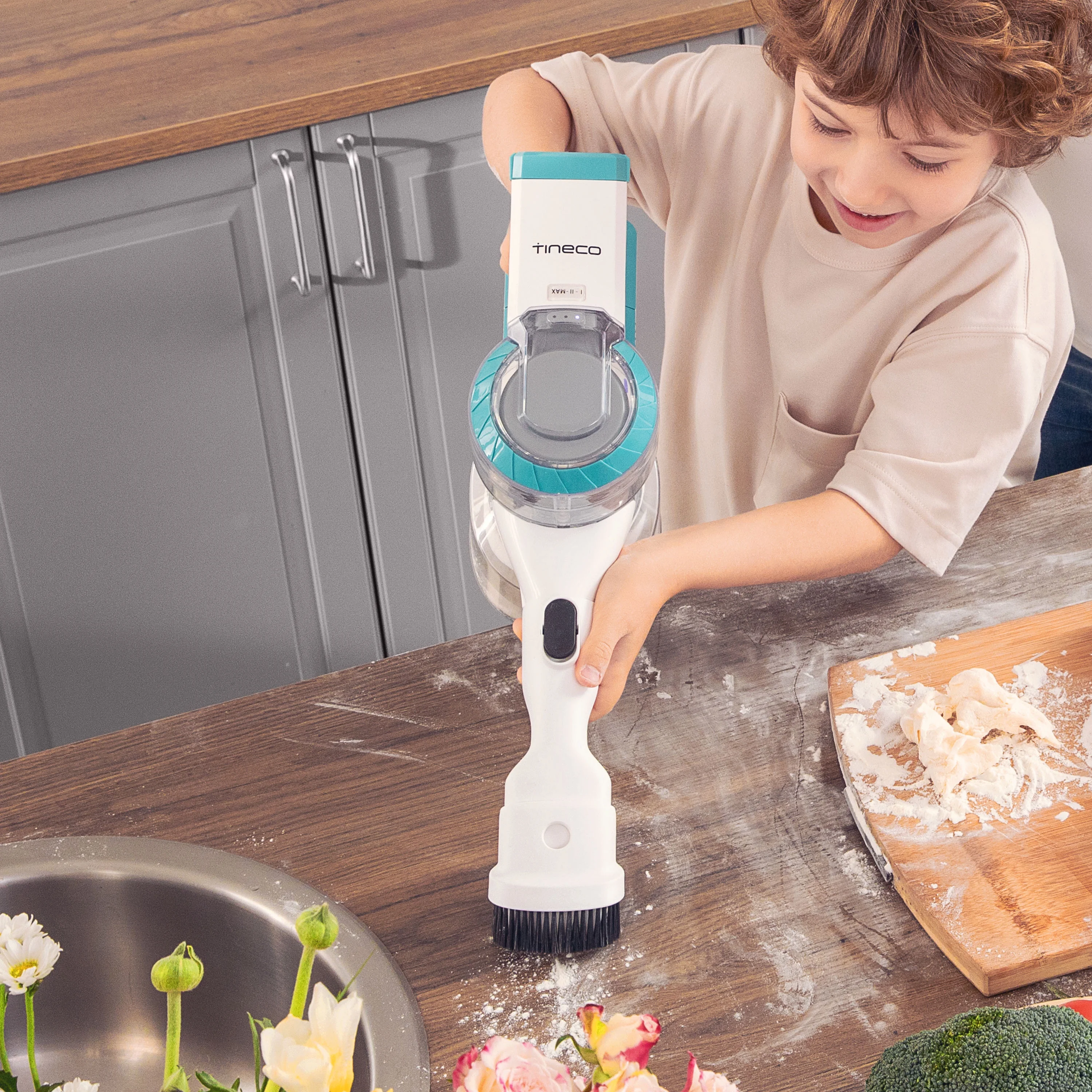 PWRHERO 11 Cordless Stick Vacuum Cleaner a?? 450W Motor, 120W Suction, 40 Min Runtime, HEPA Filter, LED Brush, Lightweight, Converts to Handheld, for Pet Hair, Carpet Hard Floors - Image 4