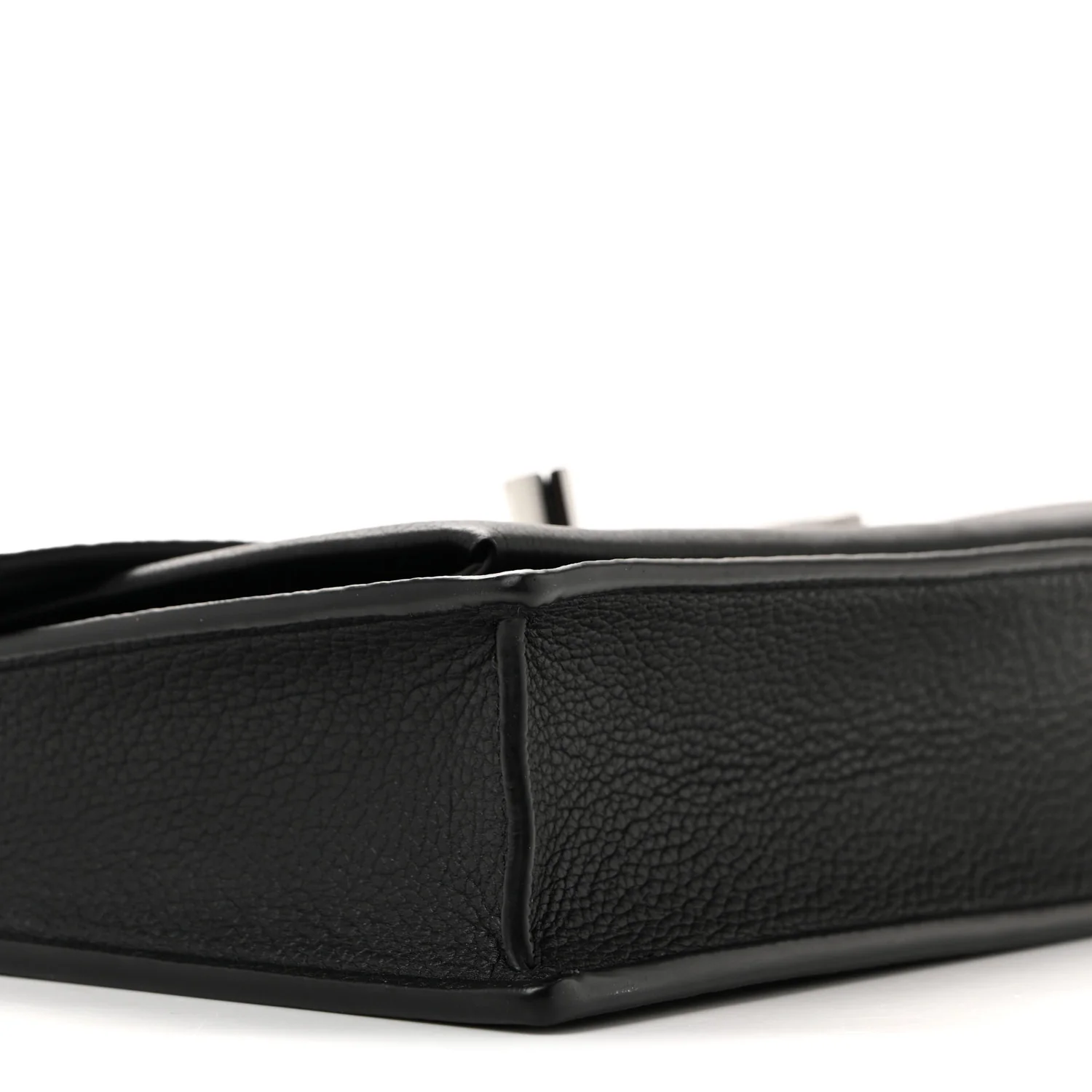 Soft Calfskin My Lockme Chain Pochette Black
