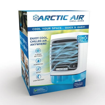 Arctic Air Chill Zone Evaporative Air Cooler, Portable Cooler with 4 Fan Speeds, LED Night Light, Size: One Size