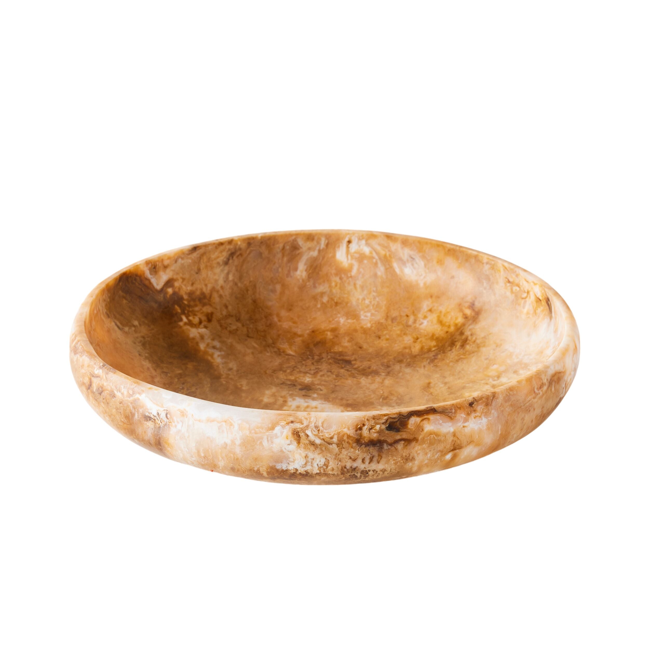 Poppi Round Serving Bowl Tortoiseshell