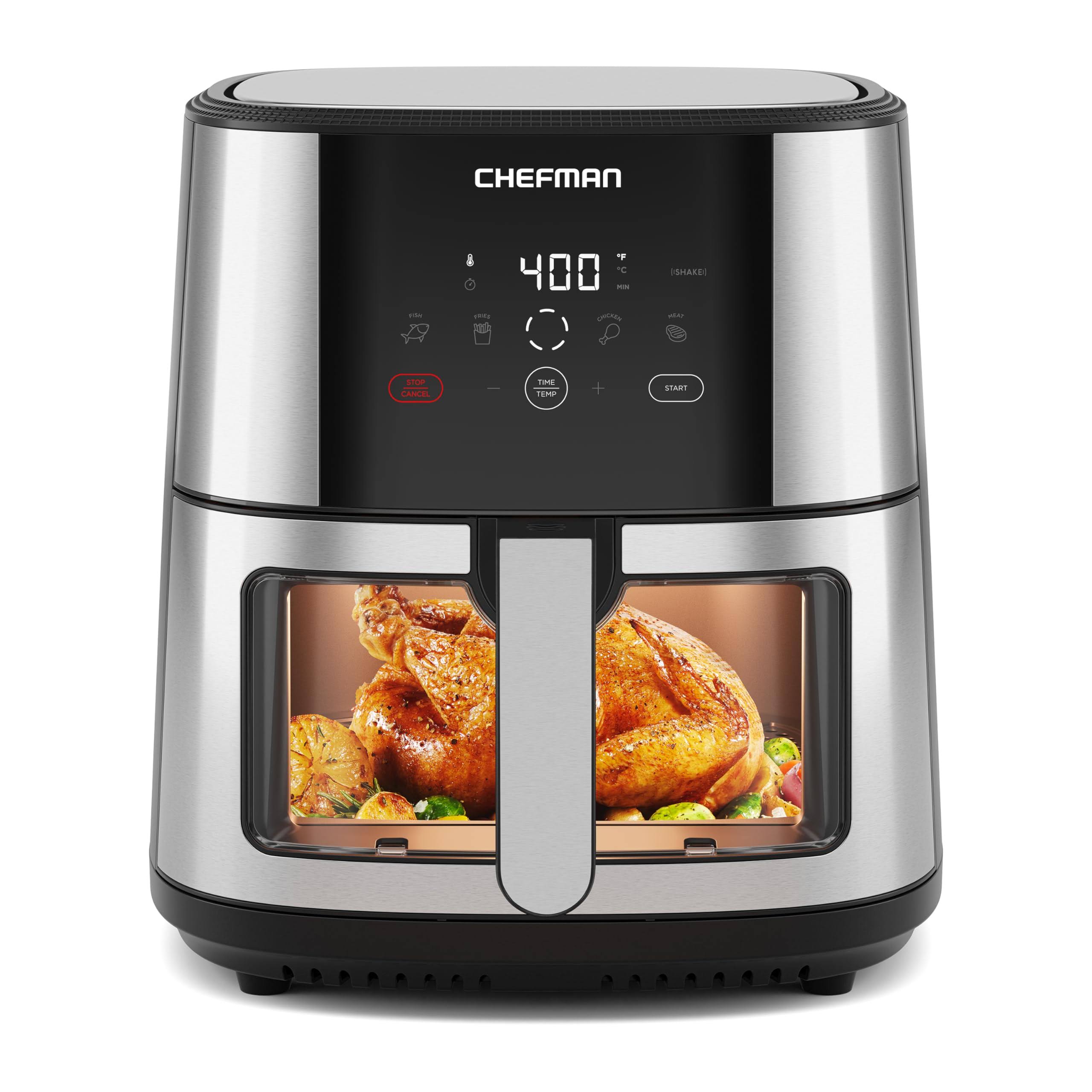 Chefman TurboFry Touch 8-Qt. Air Fryer - Stainless Steel