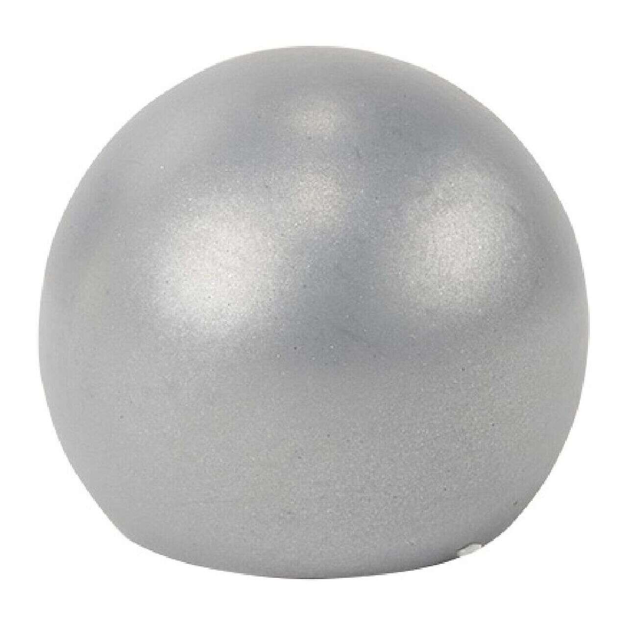 Embout tringle à rideau Ø16 mm métal forme boule gris mat x2