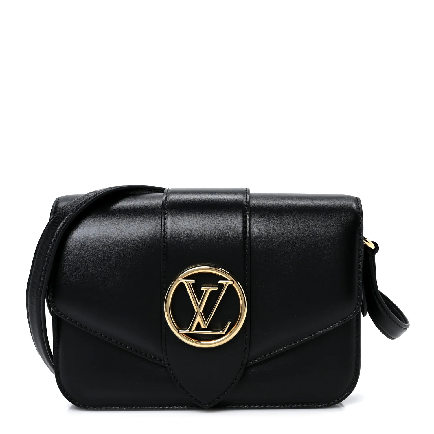 Smooth Calfskin LV Pont 9 Black