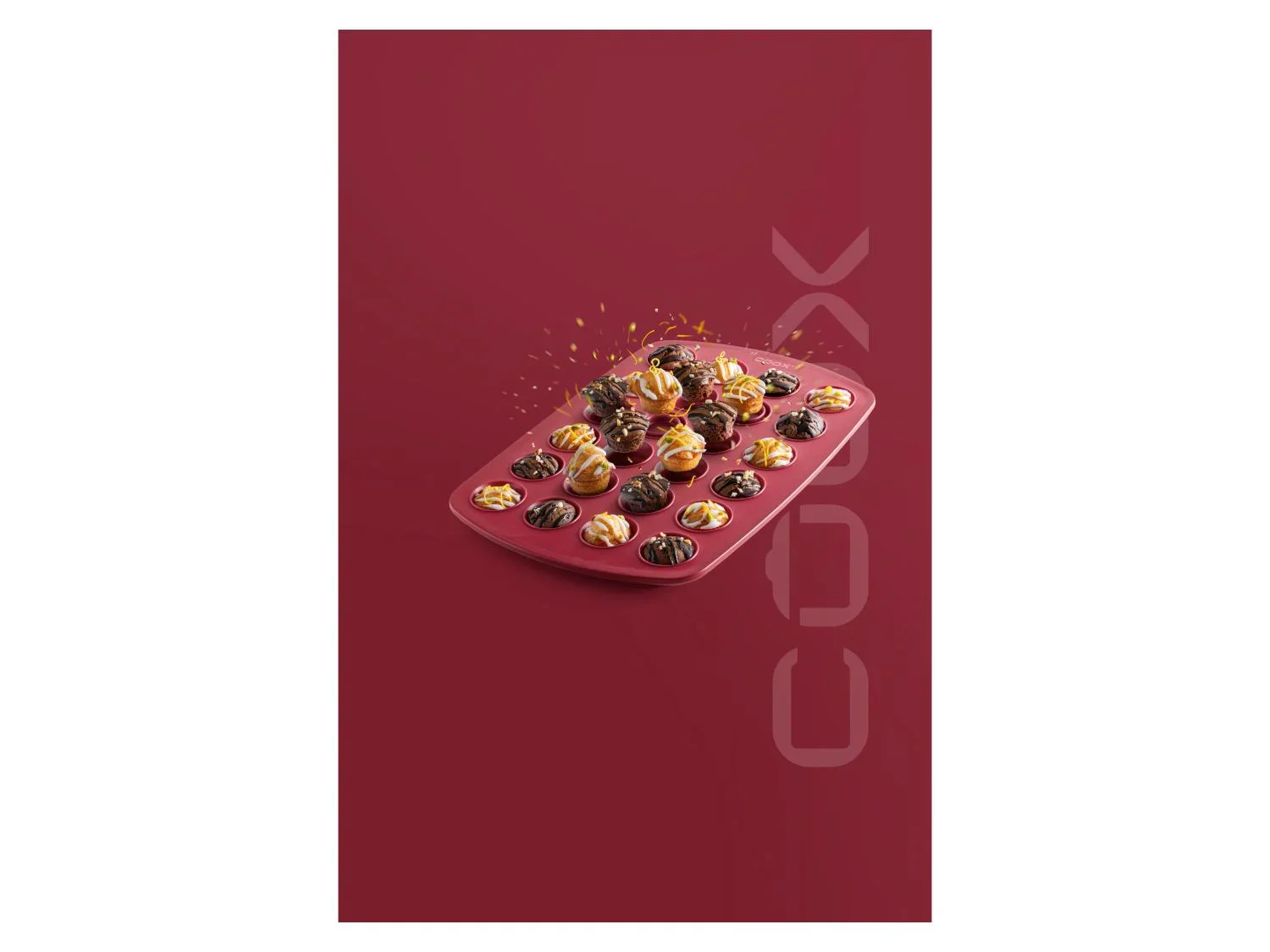 Coox Moule  muffins en silicone
