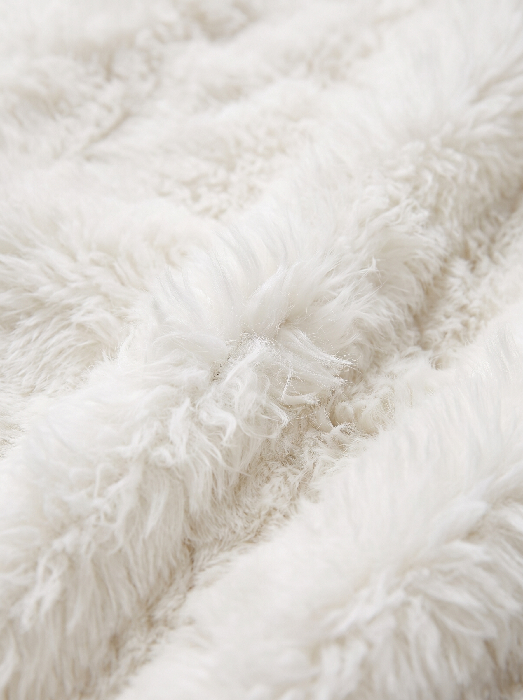 Stanetco Women's White Faux Fur Vest - Fluffy Sleeveless Jacket, Casual Shaggy Warm Gilet with Lapel Collar