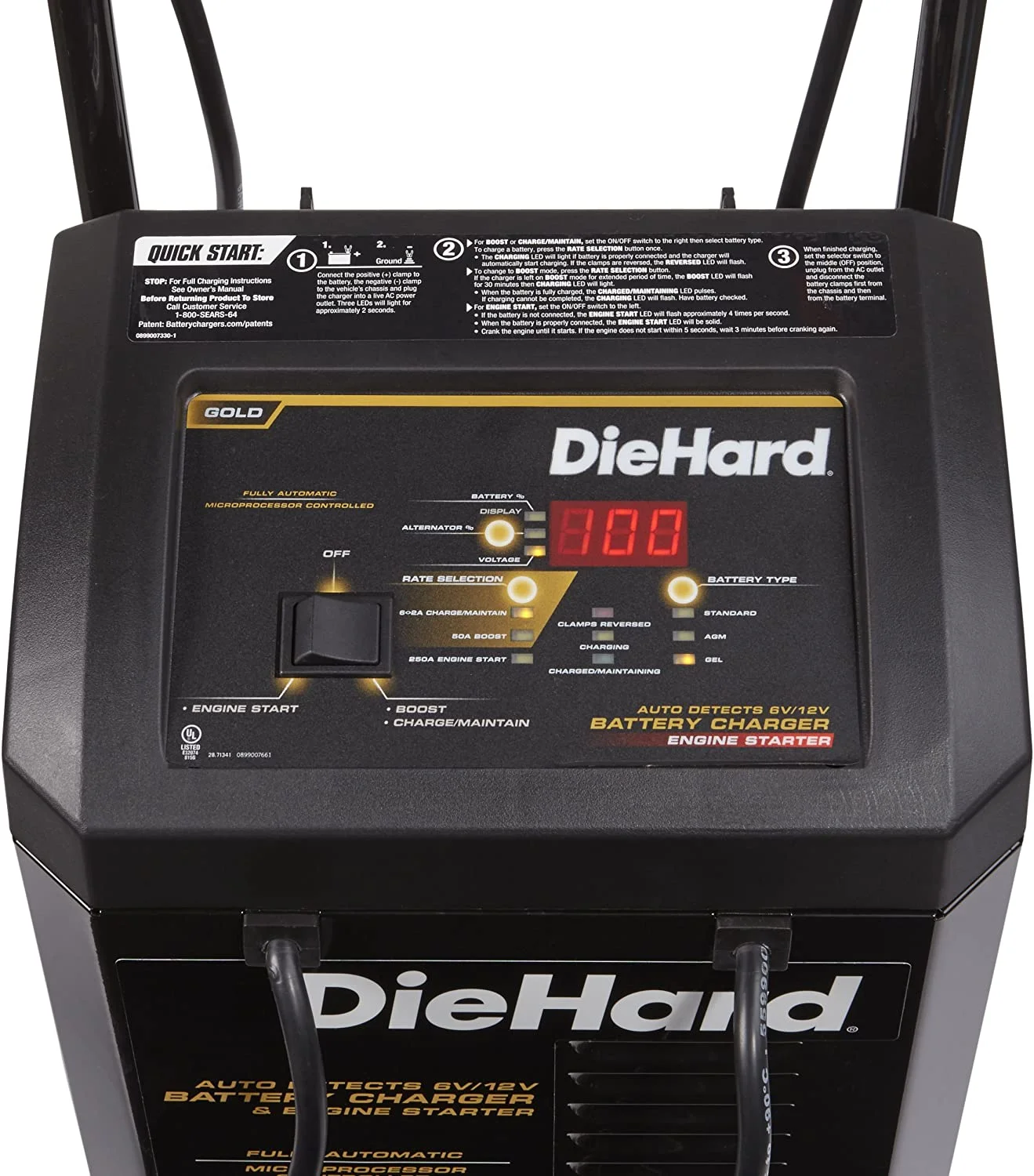 DI10348 71341 250 Amps Engine Starter and Automotive Battery Charger - Image 6