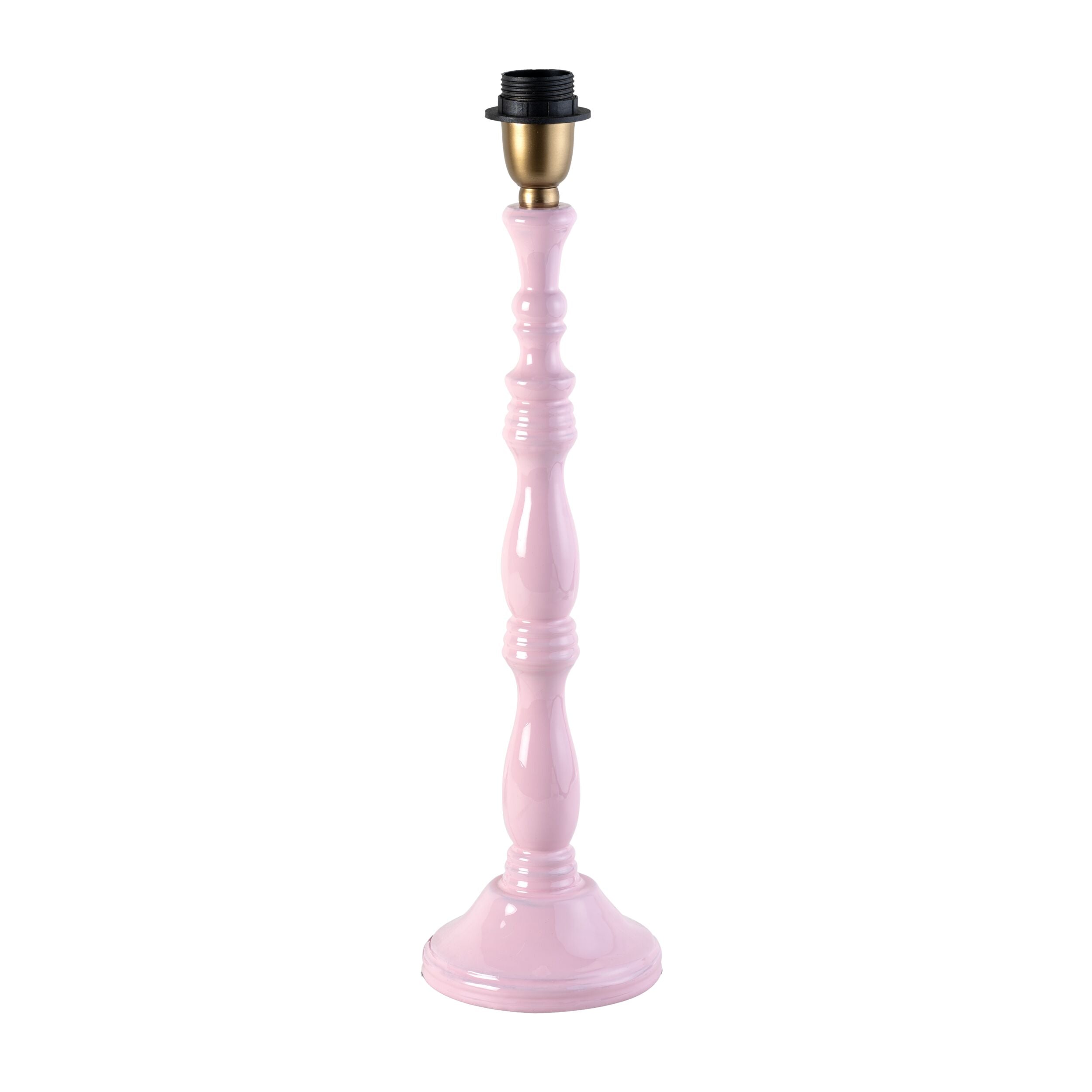 Beadline Wooden Table Lamp Blushing Bride Base Only 12cmx28cm