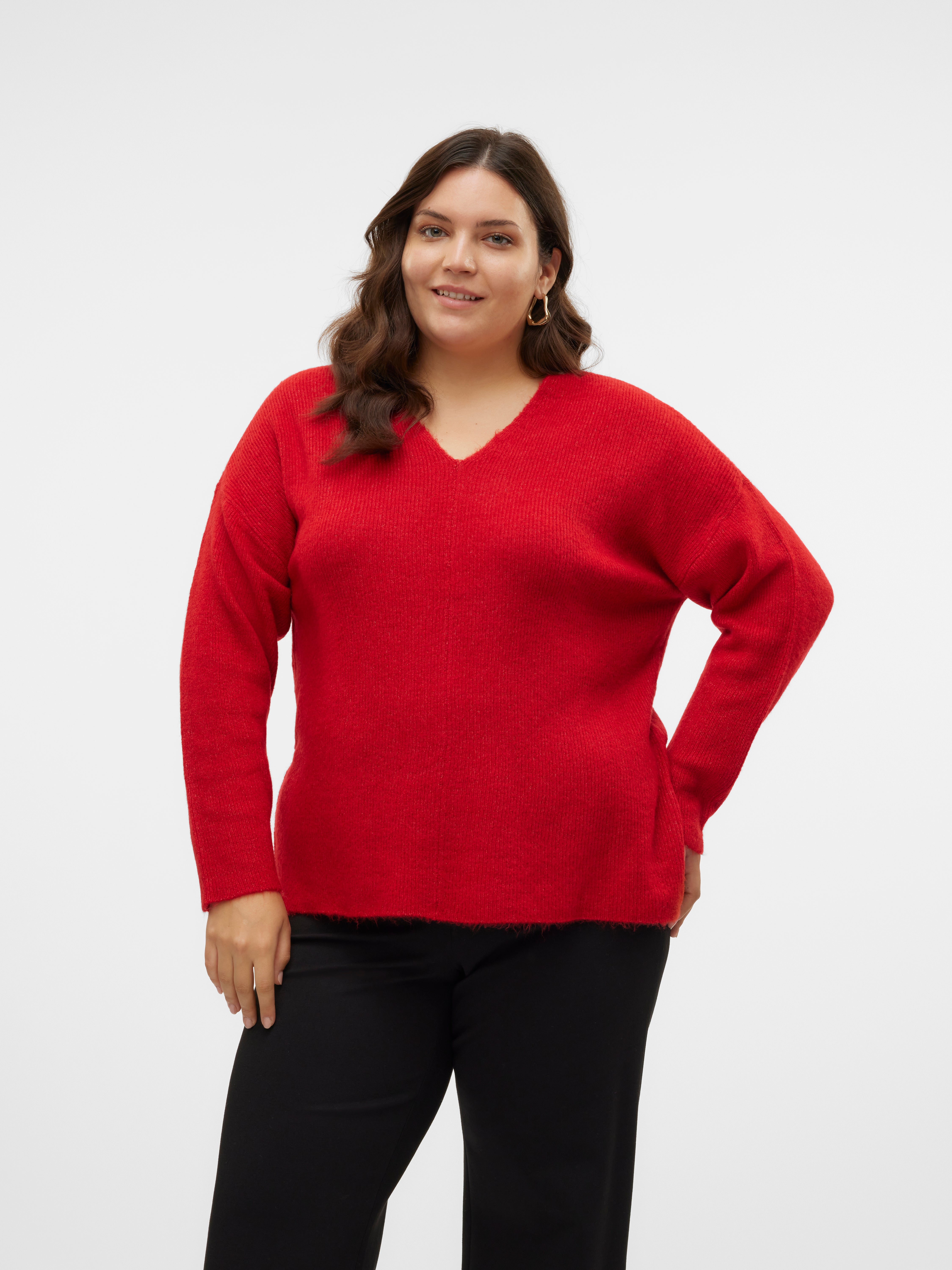 VERO MODA® VMCREWLEFILE Knitted pullover