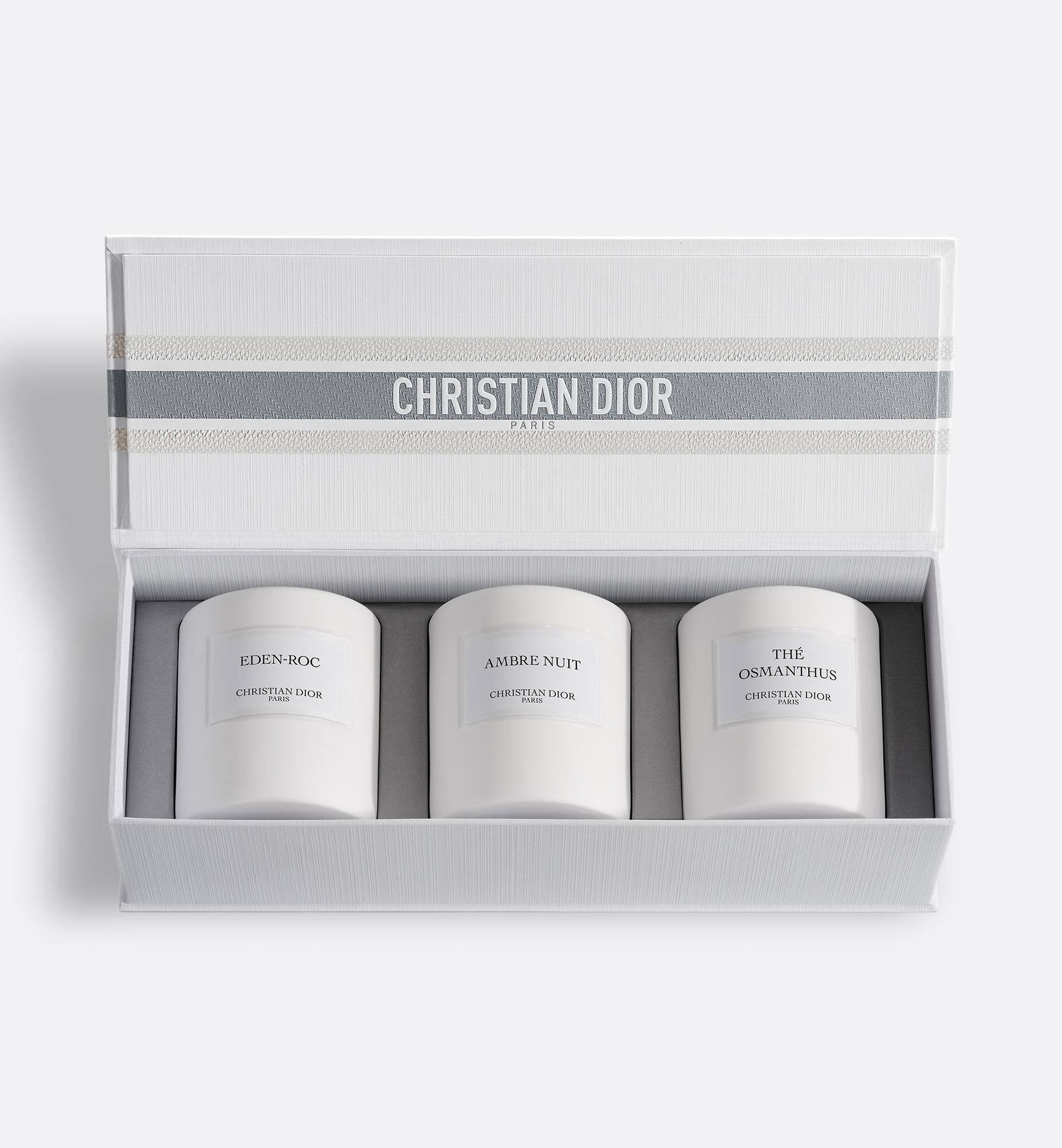 La Collection priv��e Christian Dior - 3 Scented Candles - Ambre Nuit, Eden-Roc and Th�� Osmanthus - Women
