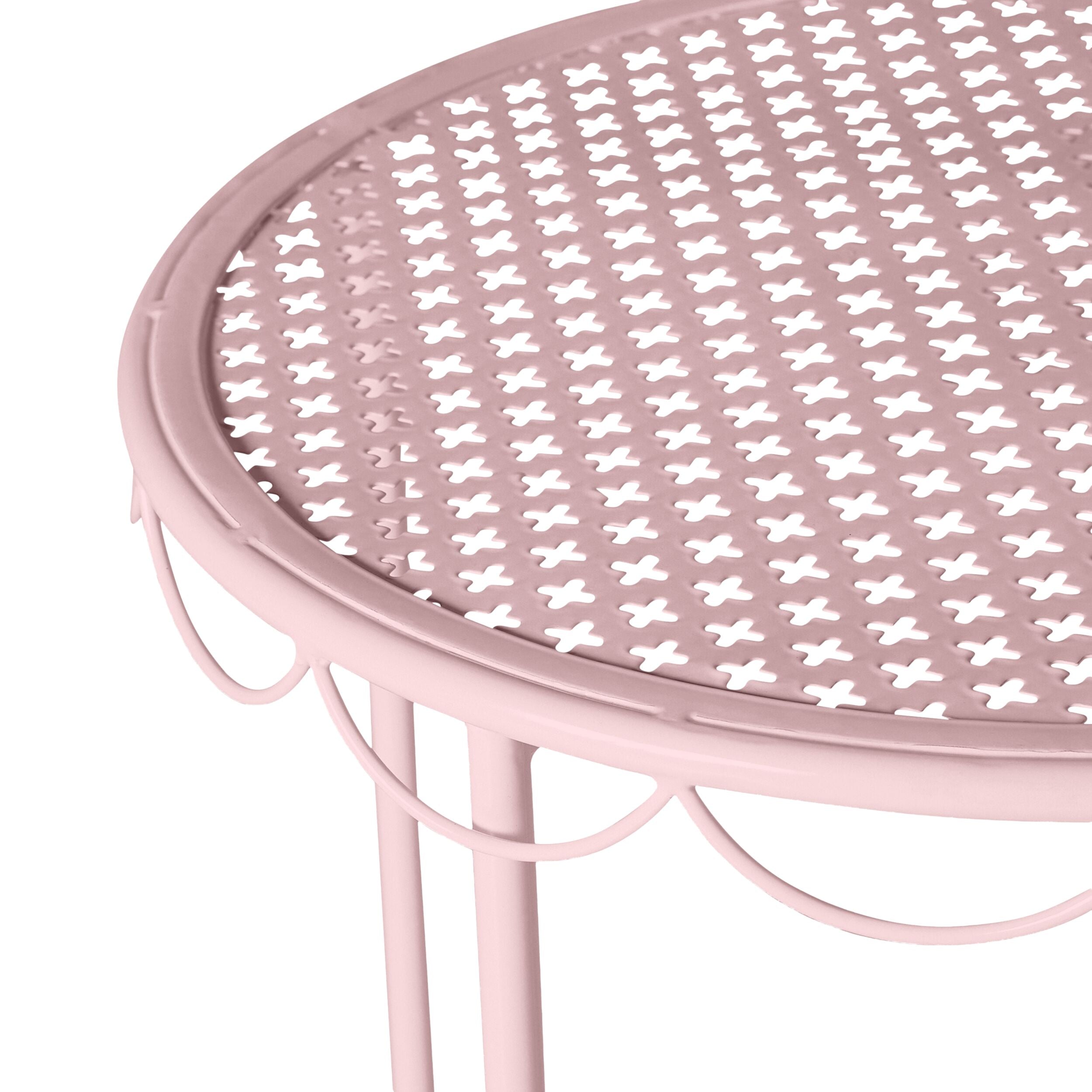 Bonnie Side Table 38cm Rose Pink