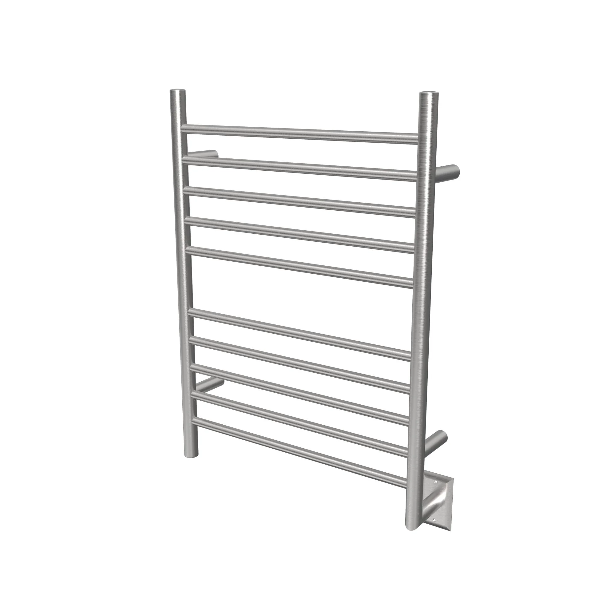 Amba Products 33.5" Gold Hardwired Straight 10 Polished Bar Towel Warmer