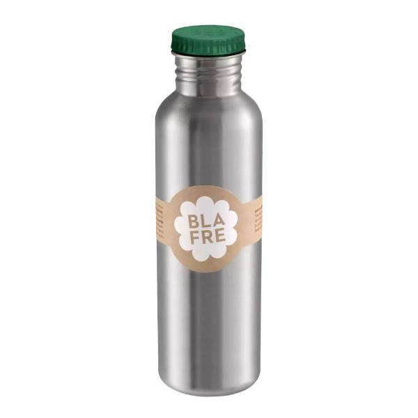 Stålflaske 750 ml mørk grønn