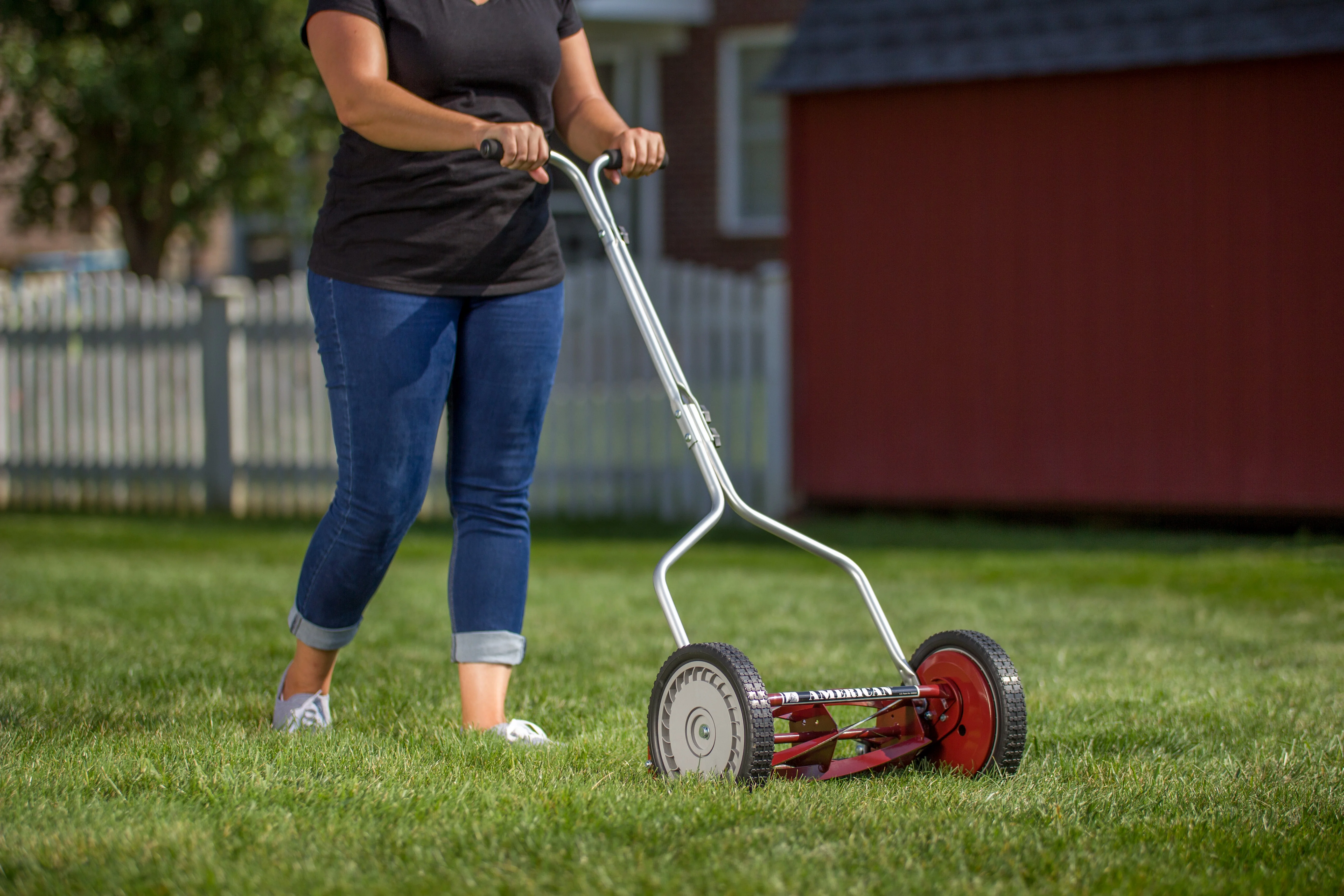 American Lawn Mower 1204 - 14 14 - Inch 4 - Blade Push Reel Lawn Mower