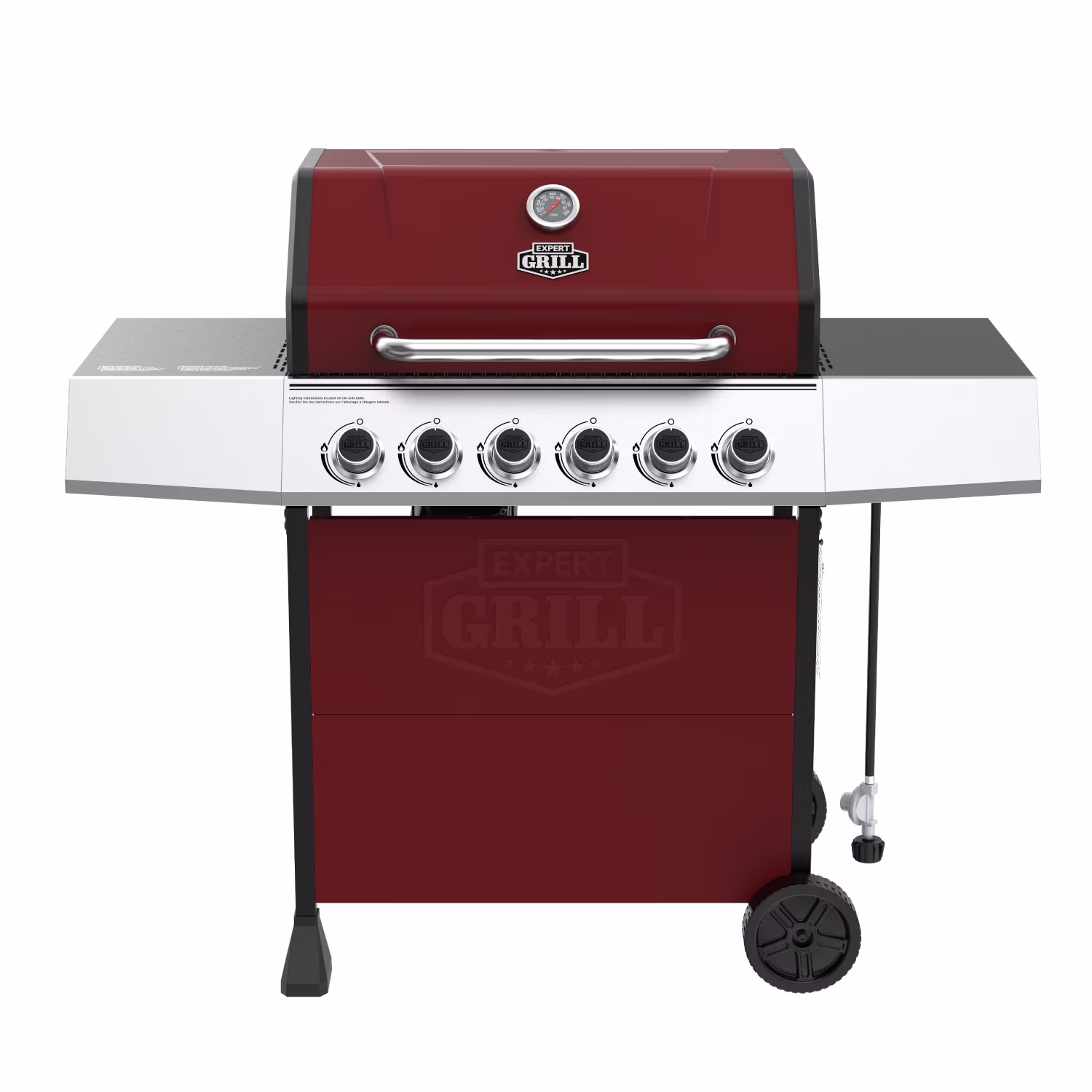 Expert Grill 5 Burner Propane Gas Grill with Side Burner