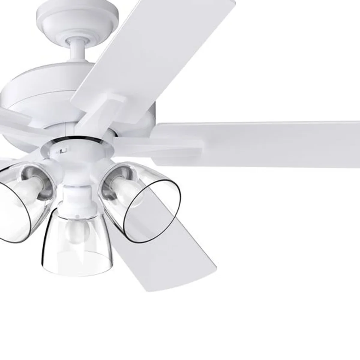 Better Homes & Gardens 52 Bronze Transitional Ceiling Fan, 5 Reversible Blades, 3 LED Bulbs Included
