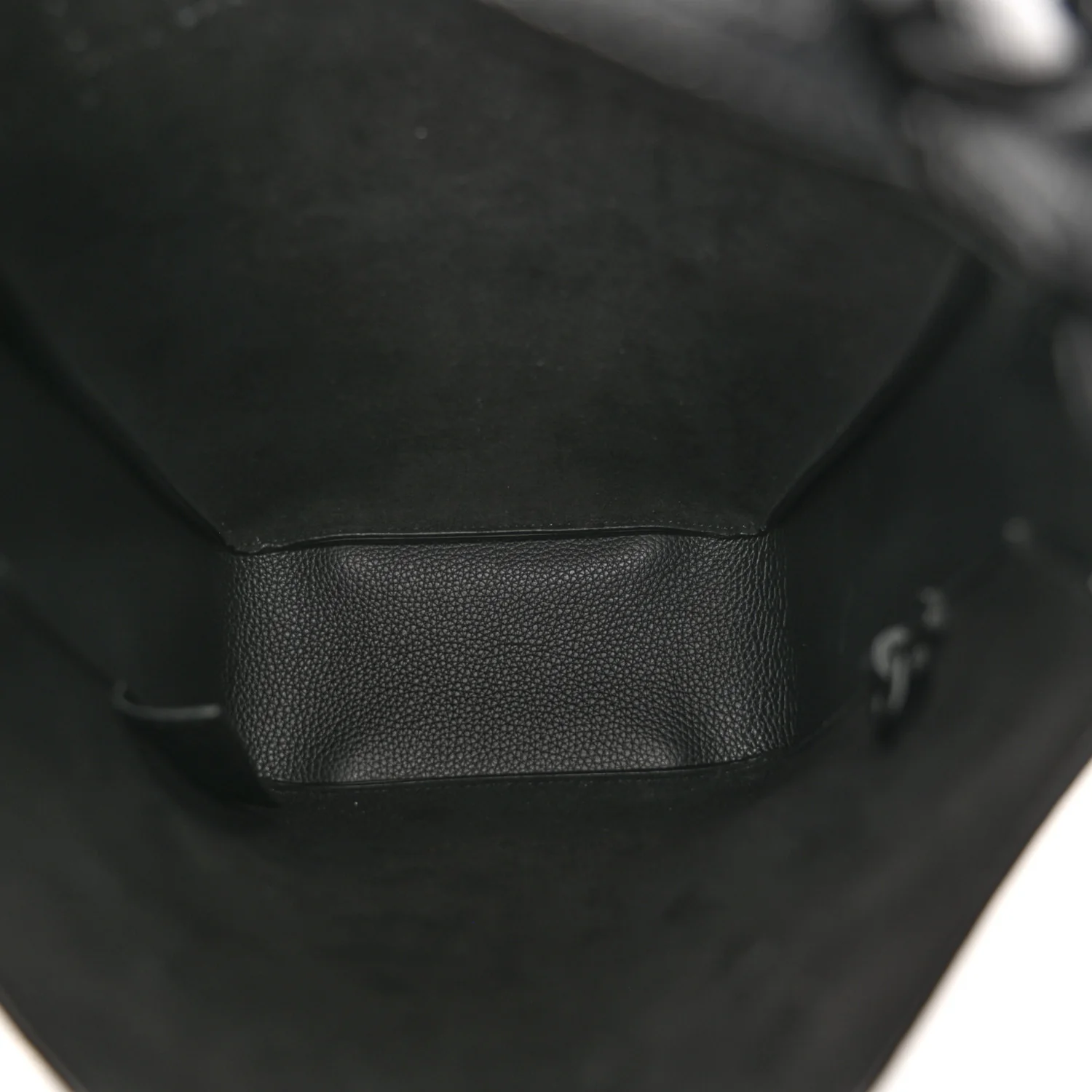 Calfskin Logo XS Tool 2.0 North-South Tote Black