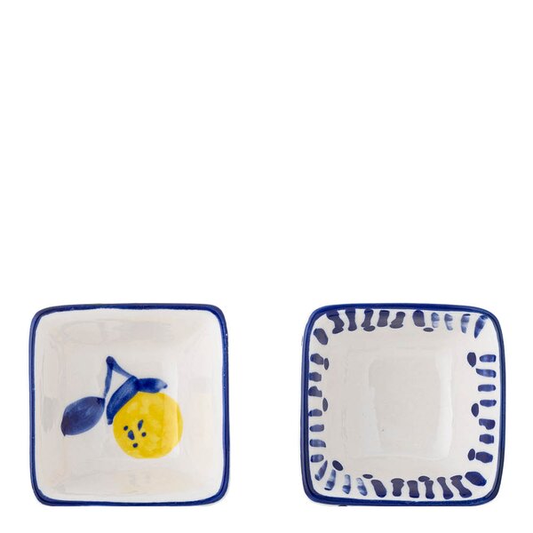 Maxima skål 8x8 cm 2 stk blå