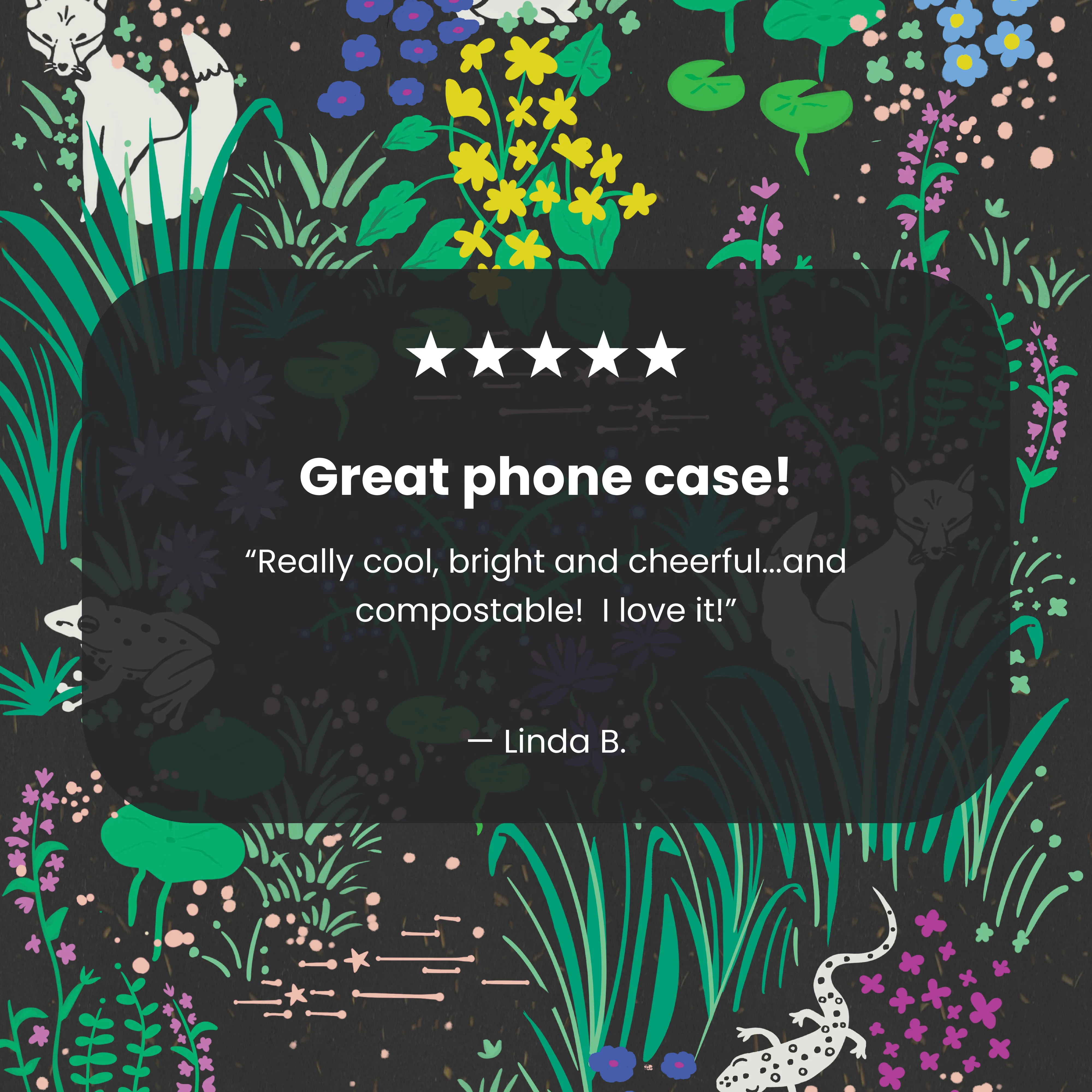 Black Midnight Pond Samsung Galaxy S23+(Plus) Case