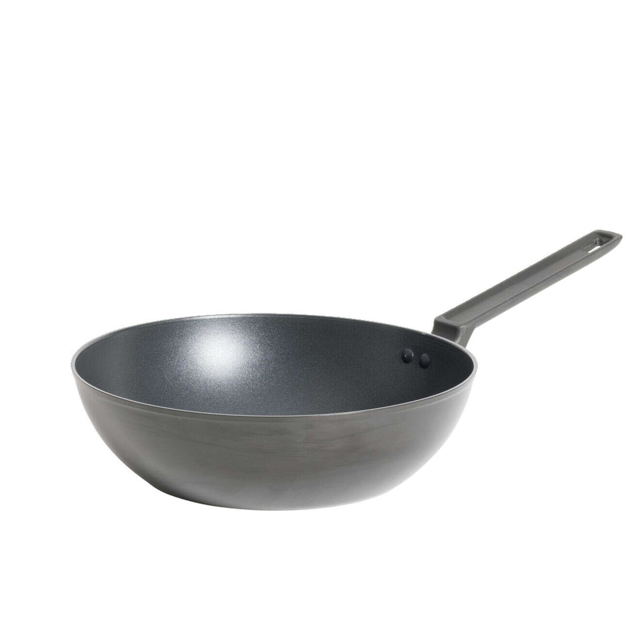 Wok tous feux dont induction avec couvercle Ø28cm