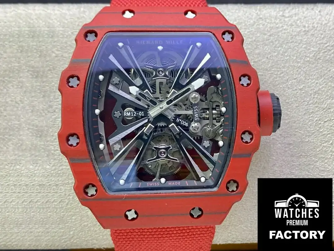 Richard Mille RM12-01 Tourbillon RM Factory Red Carbon Fiber