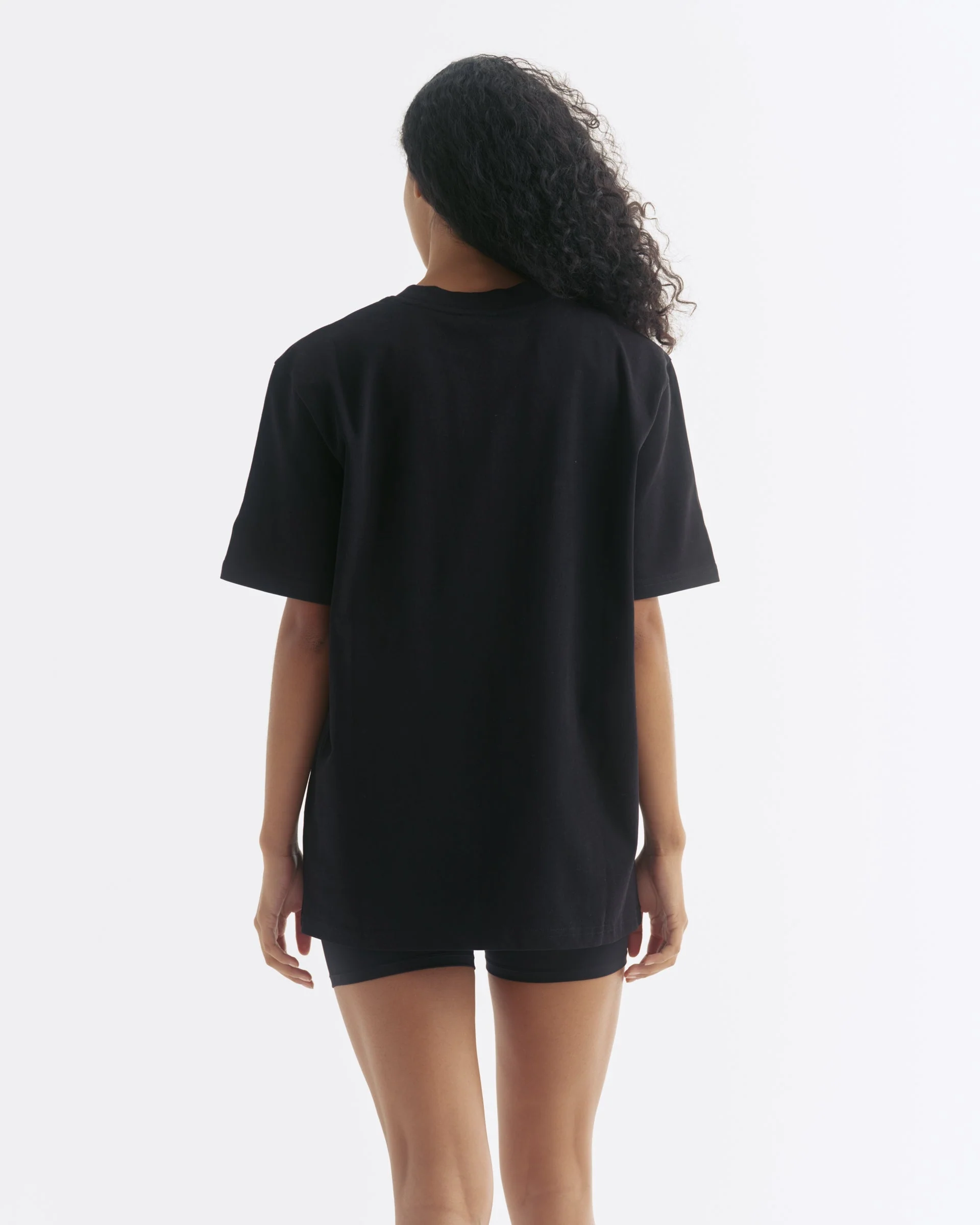 AS Short Sleeve Oversized T-shirt - Black/White