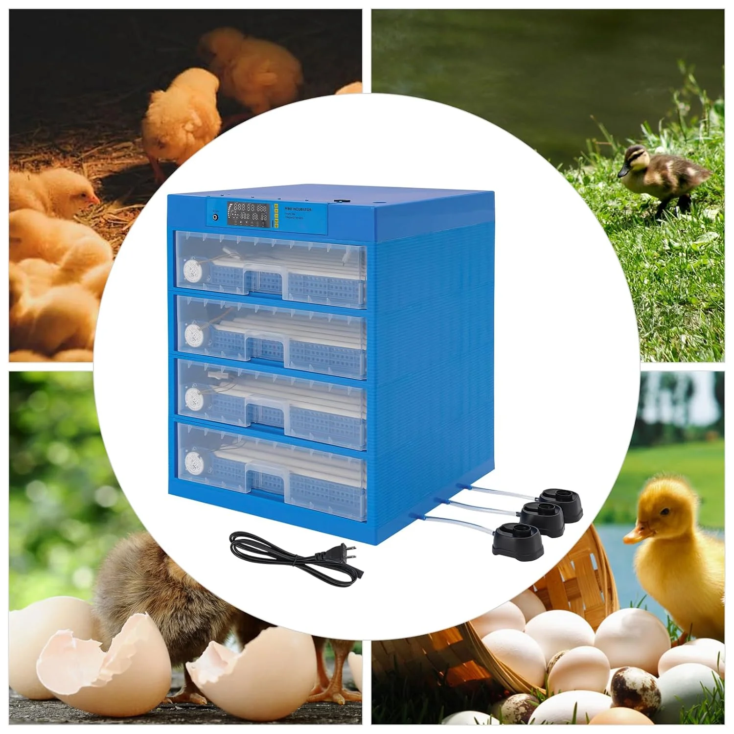 Incubators For Hatching Eggs, 192 Egg Hatching Incubator Automatic Chicken Incubators Egg Incubator With Automatic Turner - Image 8
