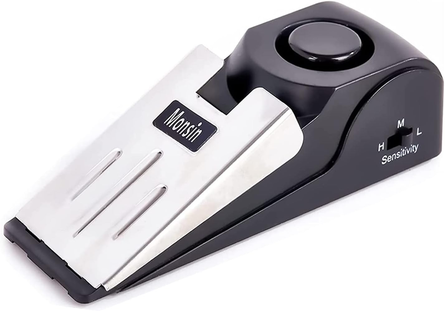 Door Stop Alarm, Door Stopper with 120DB Security Alarm, Floor Wedge Doorstop for Travel Apartment Home House (Pack of 4)