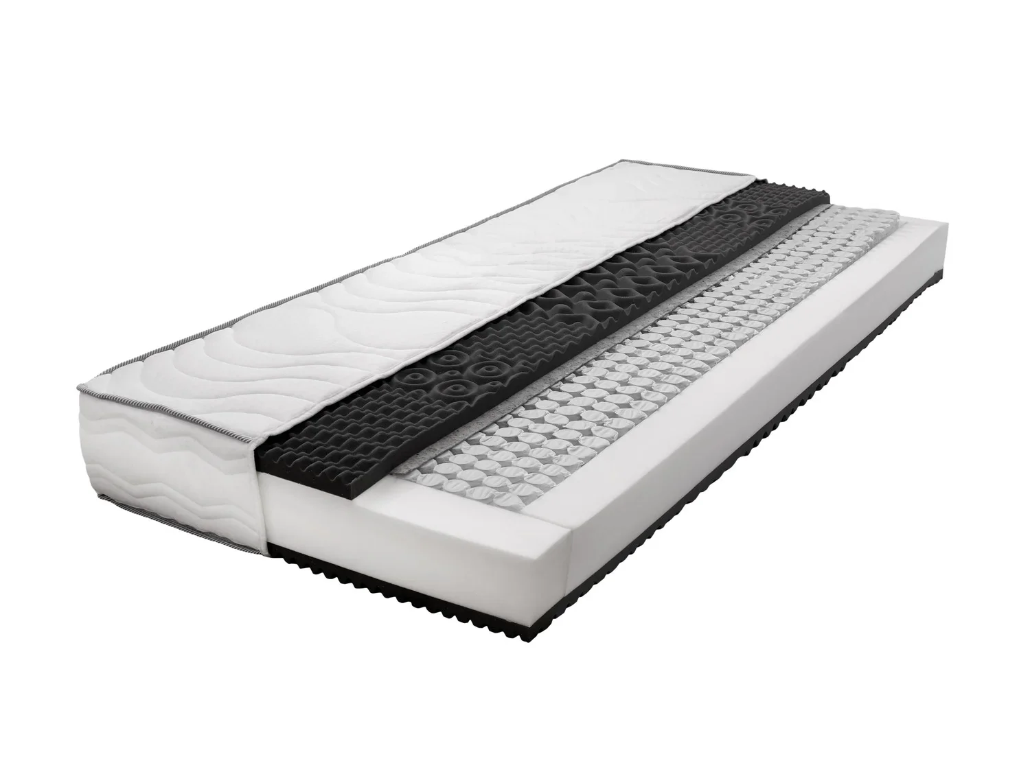 LIVARNO home Matelas  ressorts ensachs 7 zones, H2, 90 x 190 cm
