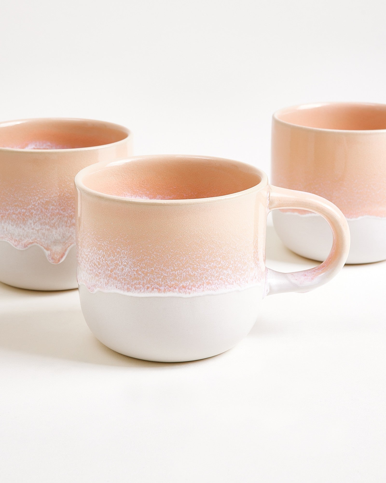 COIMBRA - LARGE MUG APRICOT SET OF 6
