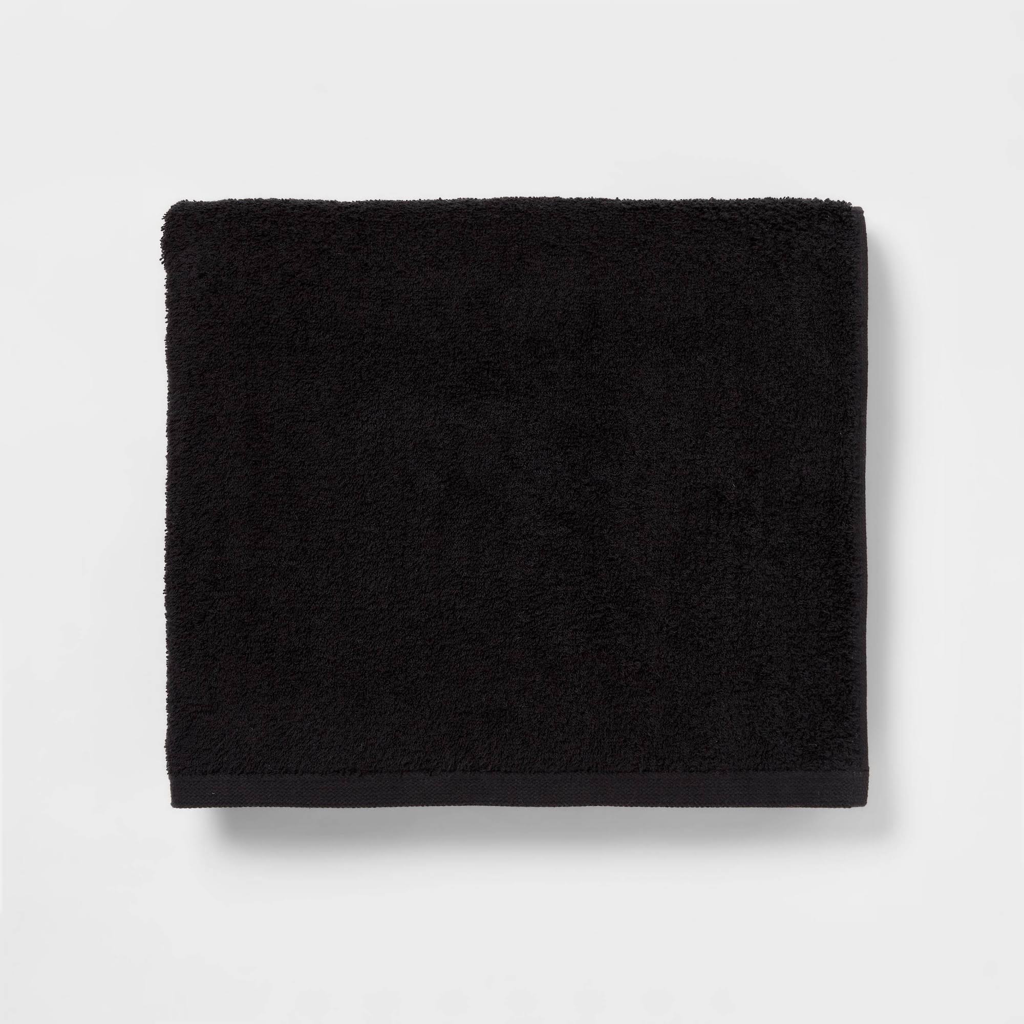Everyday Bath Towel Black - Room Essentials
