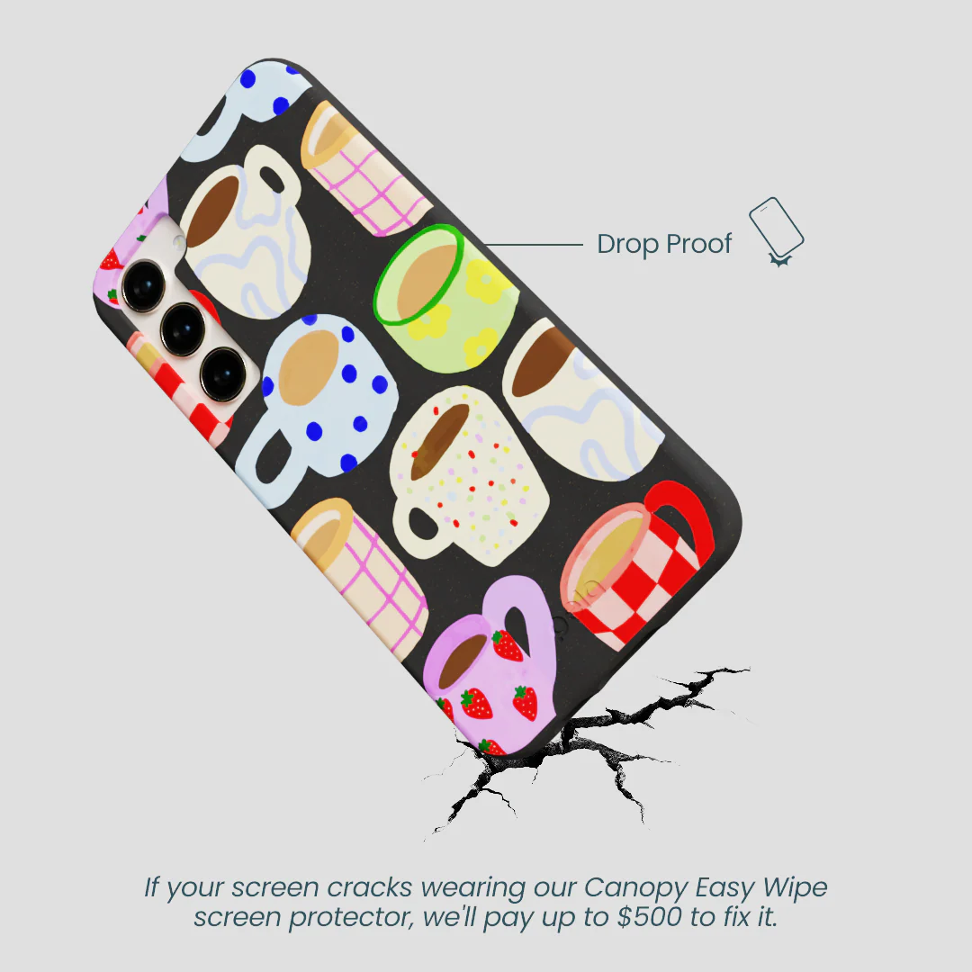 Black Cup of Joy Samsung Galaxy S23+(Plus) Case