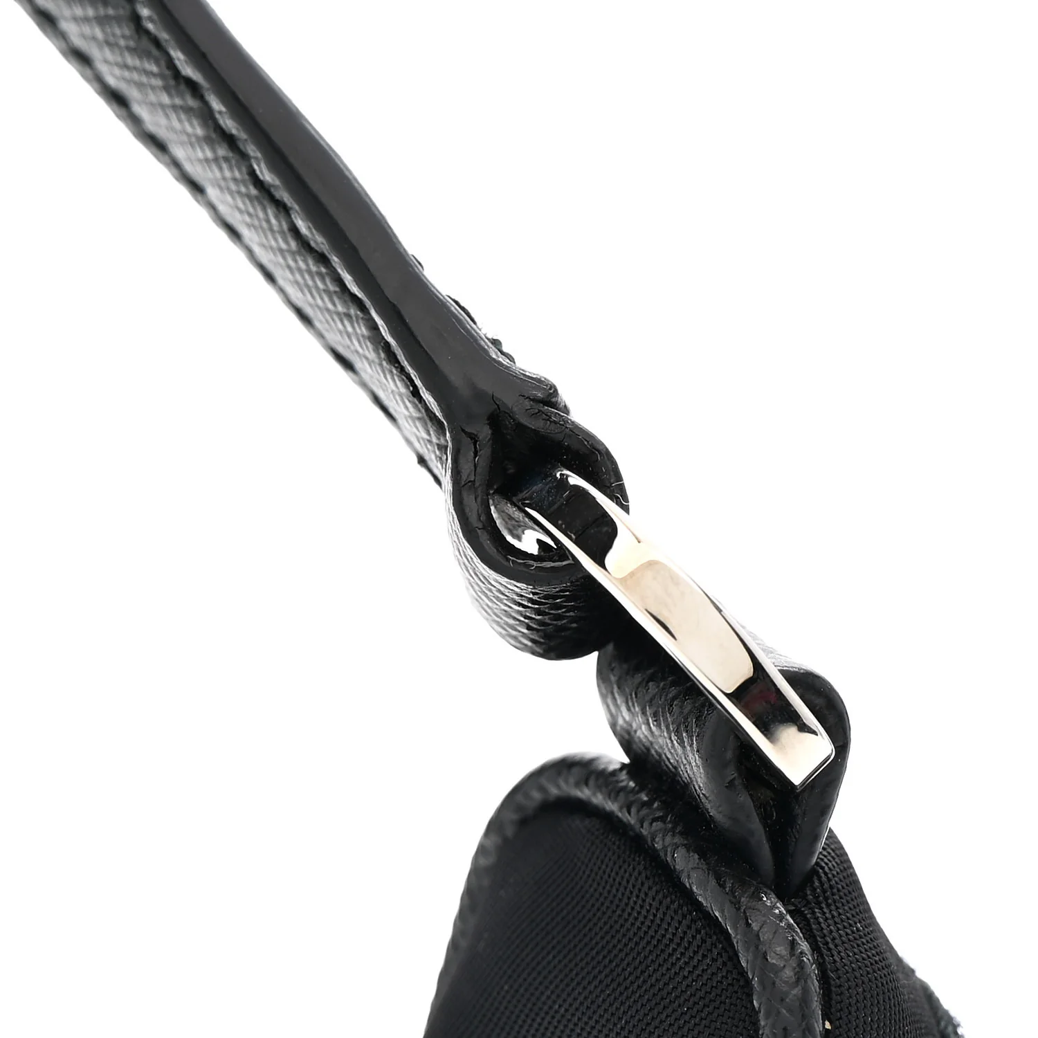 Tessuto Nylon Saffiano Mini Re-Edition 2005 Bag Black