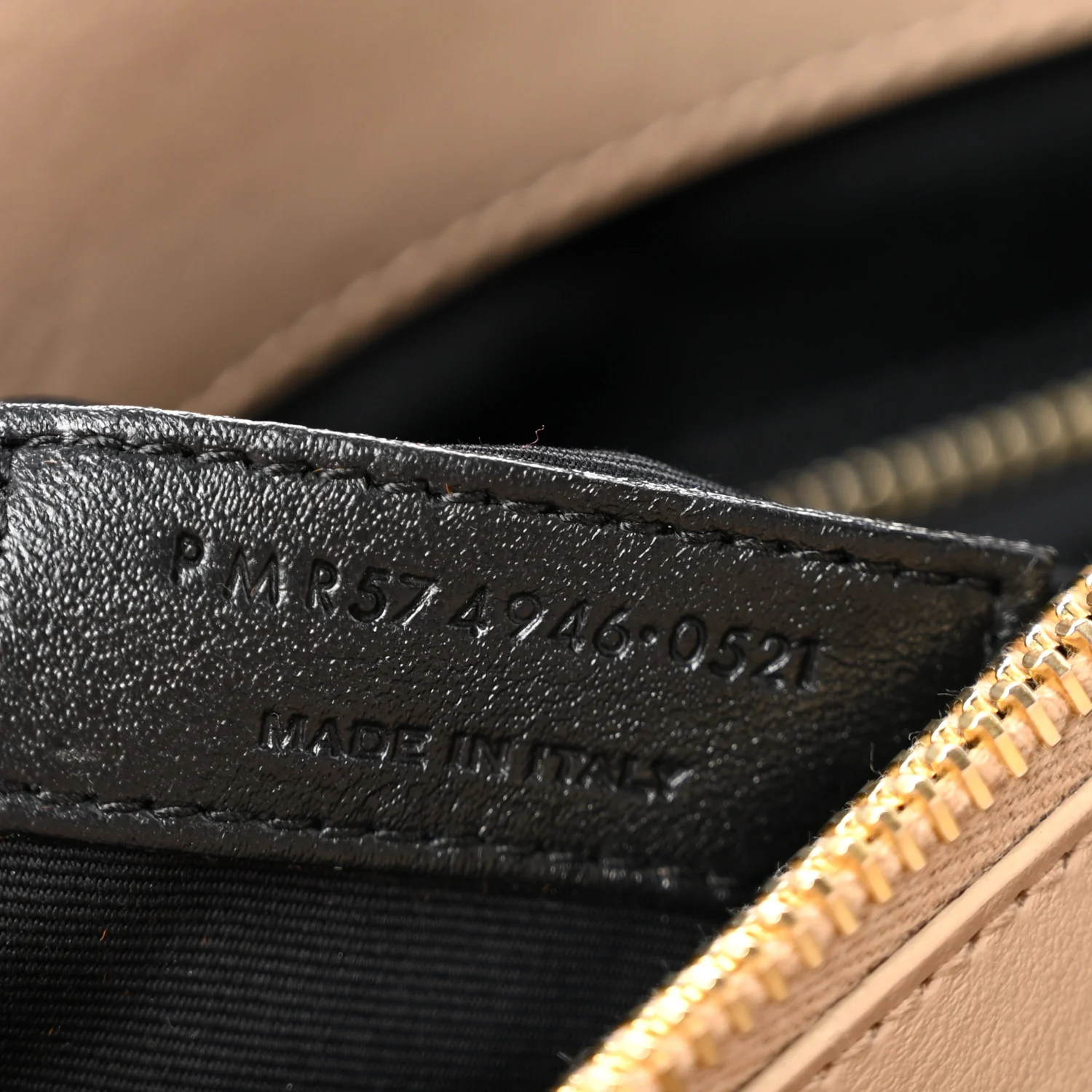 Calfskin Y Quilted Monogram Medium Loulou Chain Satchel Dark Beige