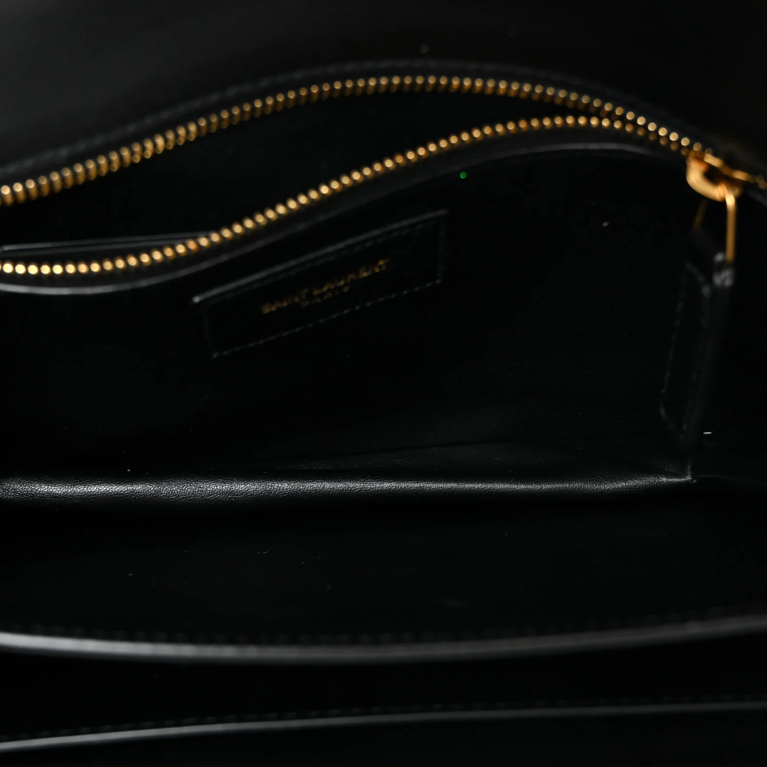 Smooth Calfskin Le Maillon Satchel Black