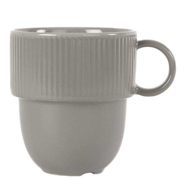 Inka kopp med hank 27 cl grå pantone 2332C