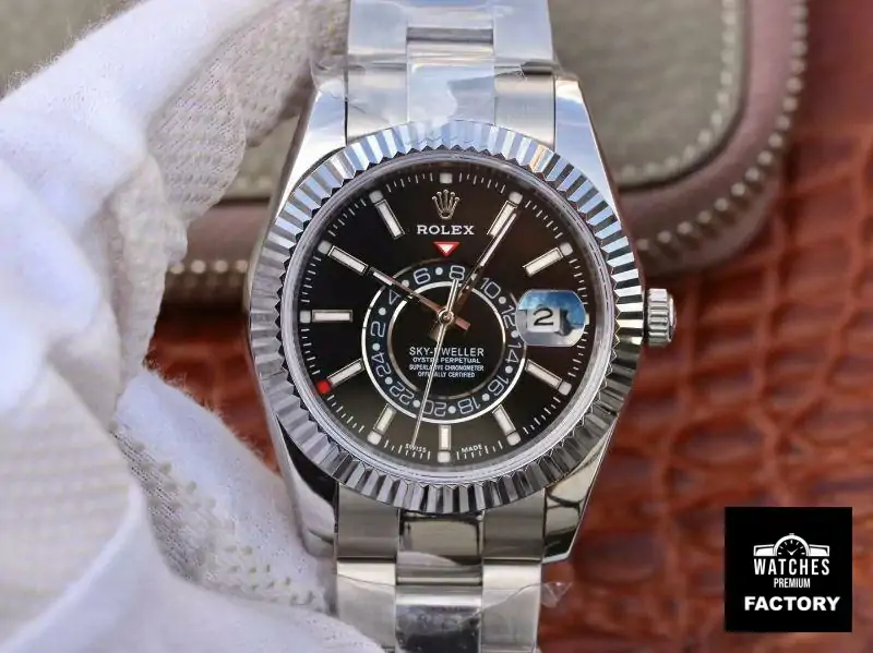 Rolex SKY DWELLER 326139 Black Dial