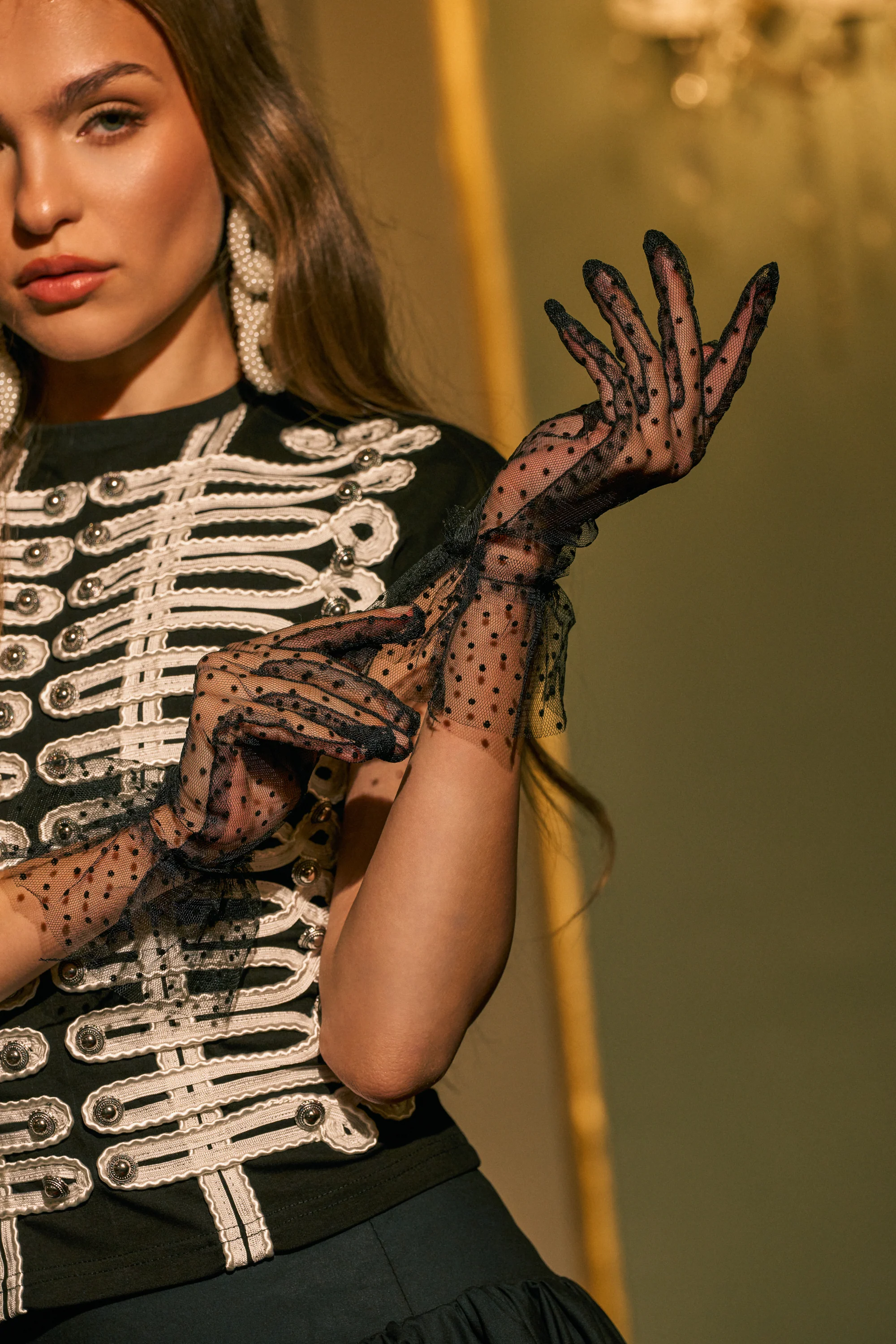 OH YOU FANCY DOTTED GLOVES - Akira Store