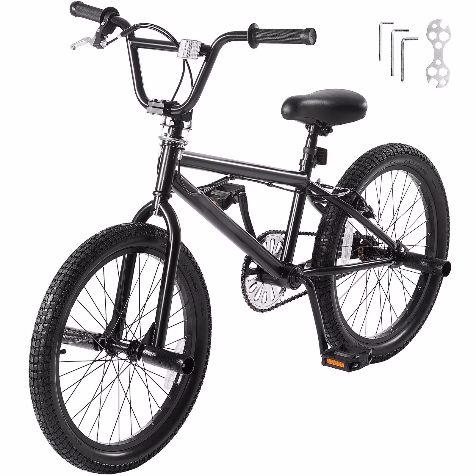 BMX Cycle, Freestyle Bike with 20-Inch Wheels, BMX Racing Cycle with 360° Rotator and Four Pegs, Suitable for Novice to Skilled Riders, BMX Bikes for Teens and Adults(20" All-Wheel Brake) - Image 7