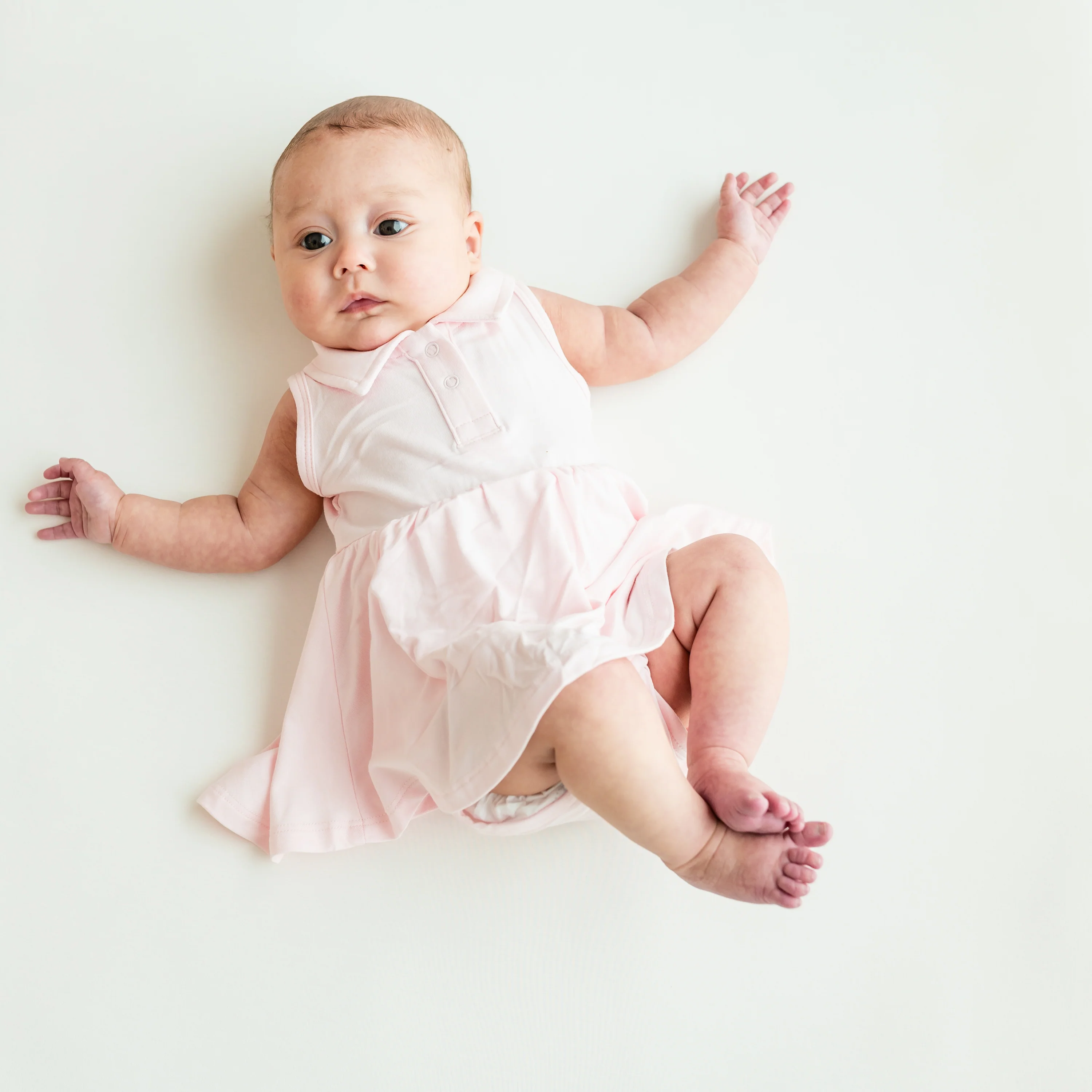 Polo Bodysuit Dress in Sakura