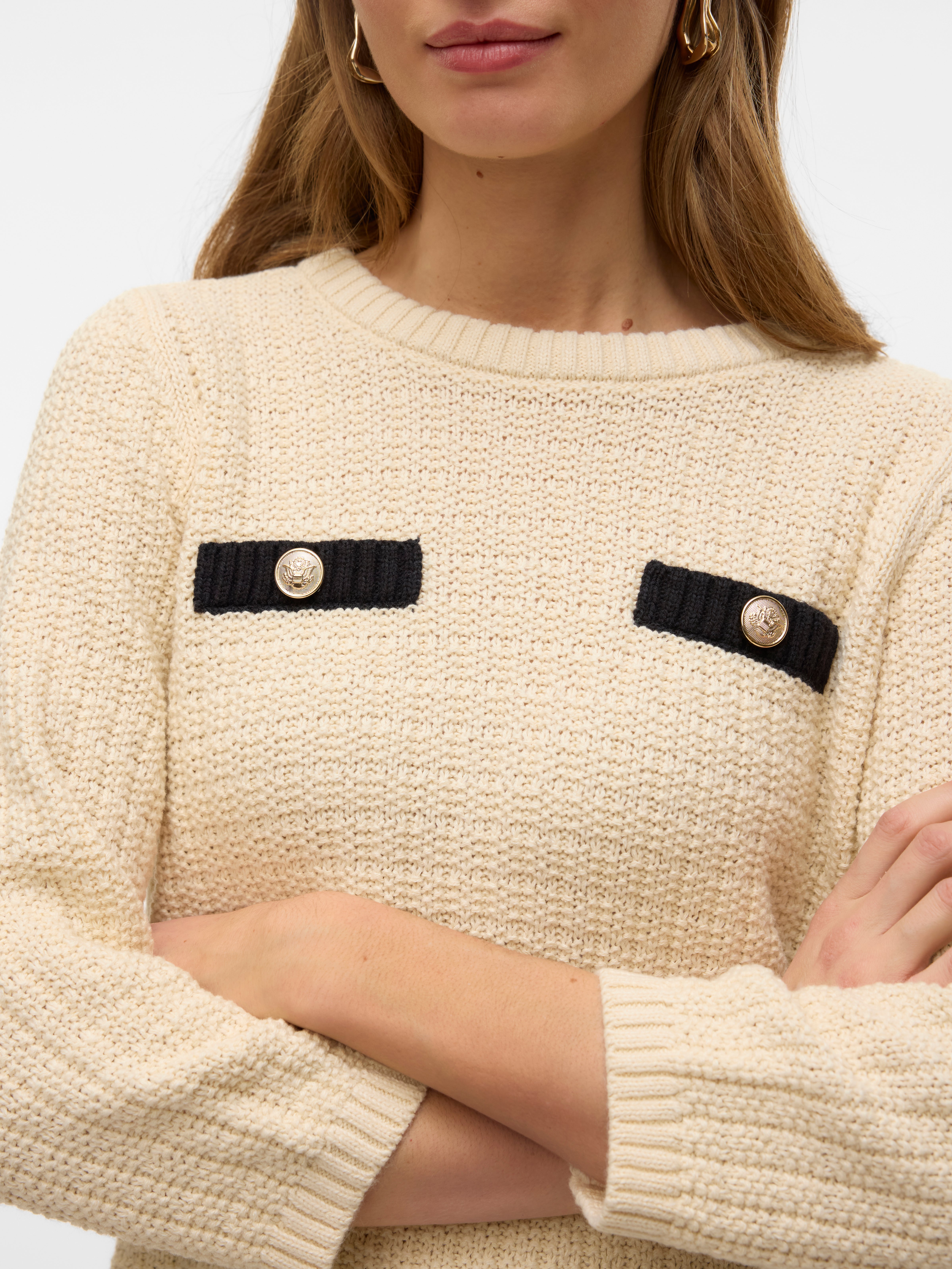 VERO MODA® VMHARPER Knitted pullover