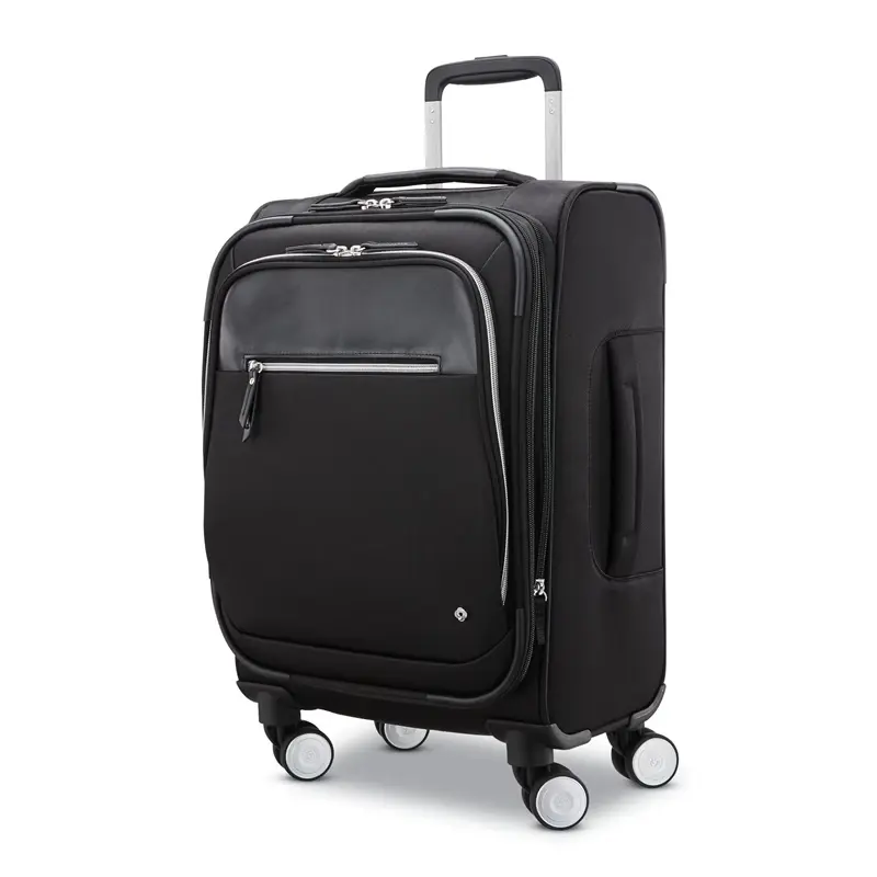 Black Mobile Solution Everyday Carry-On Spinner Carry On Luggage | 0149-XGUOS - SAMSONITE OUTLET