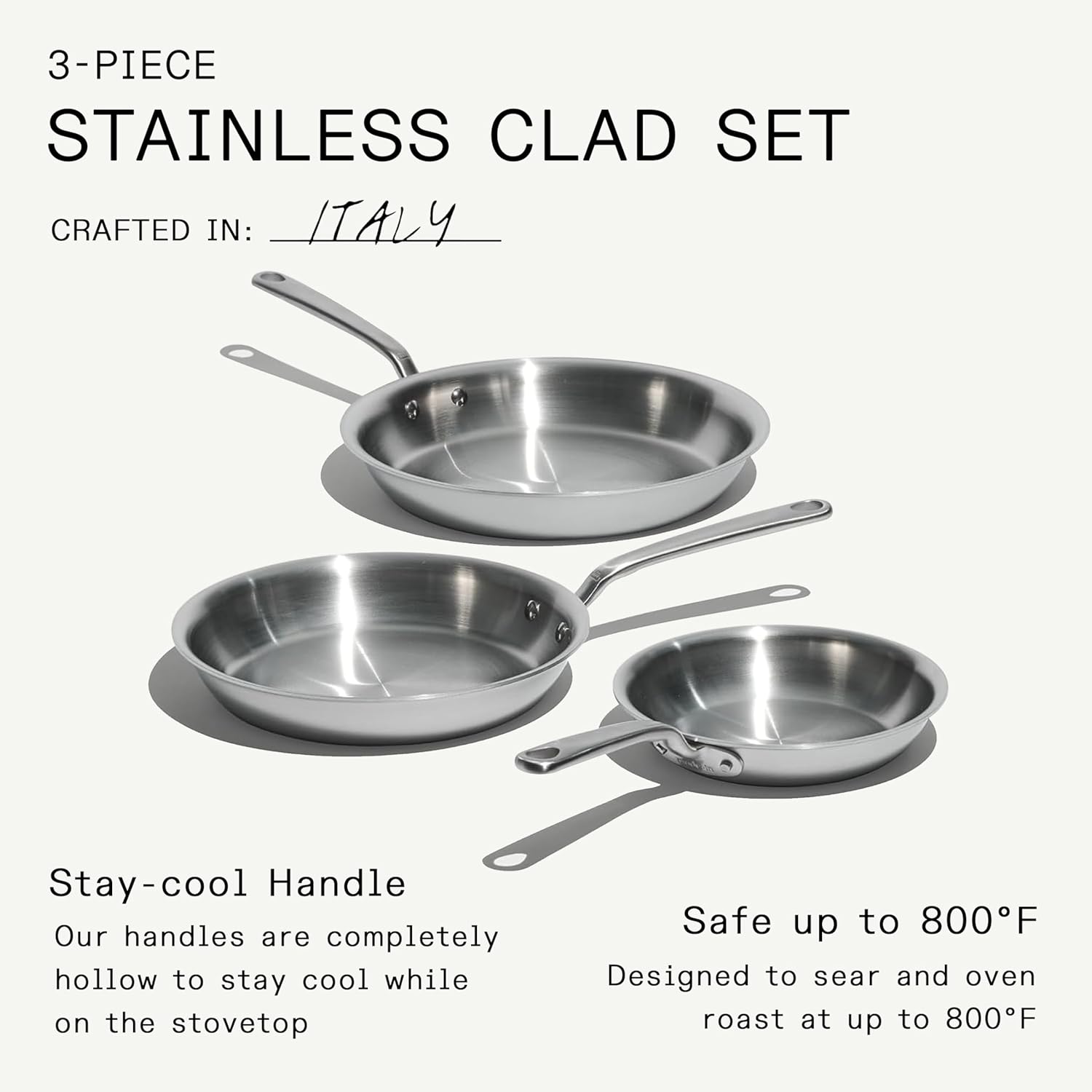 Made In Cookware | 3-Piece (Includes 8